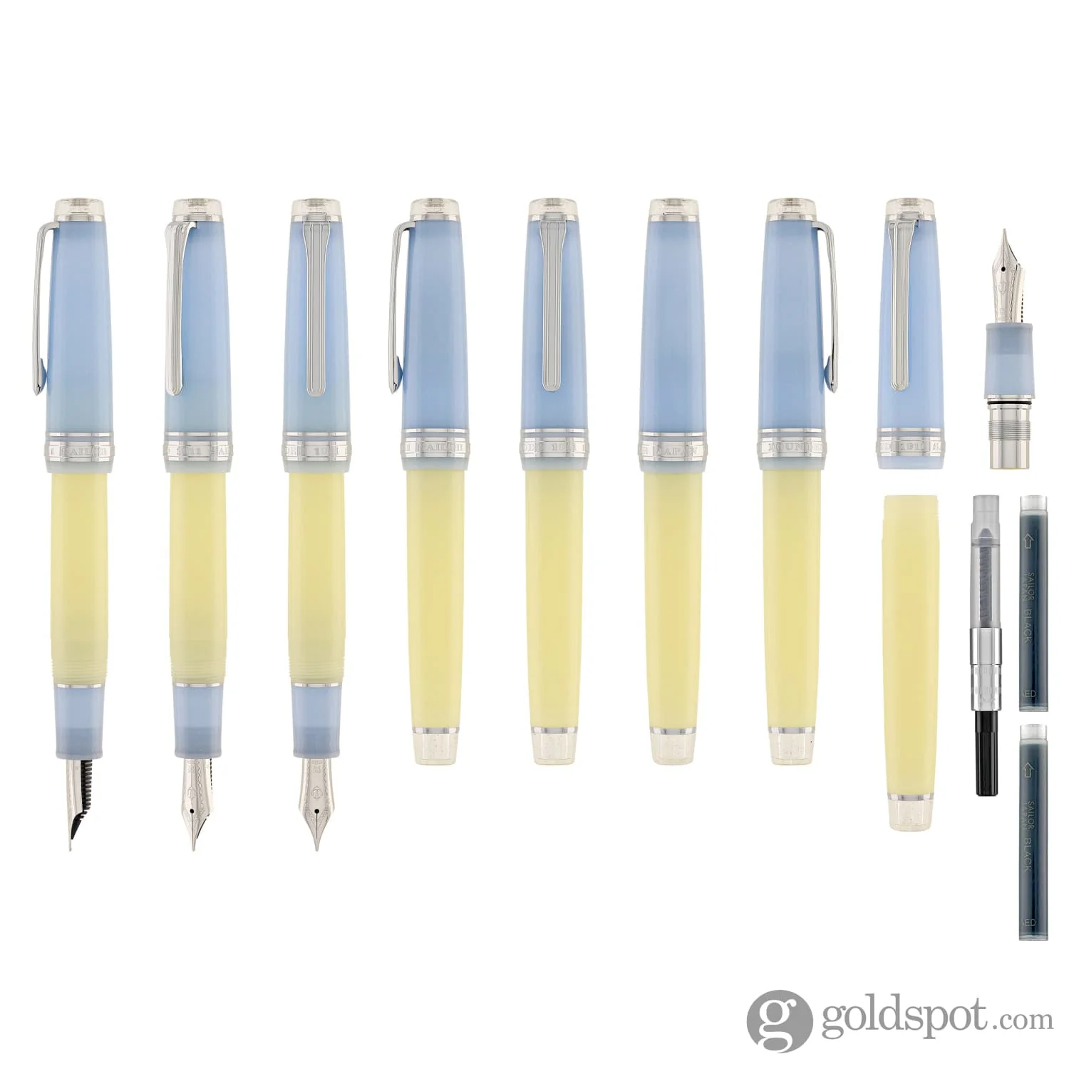 6281-sailor-pro-gear-smoothie-regular-2nd-edition-fountain-pen-in-blue-milkshake-with-rhodium-plating-21kt-gold-nib-8.webp Sailor Pro Gear Smoothie Regular 2nd Edition Fountain Pen in Blue Milkshake with Rhodium Plating - 21kt Gold Nib