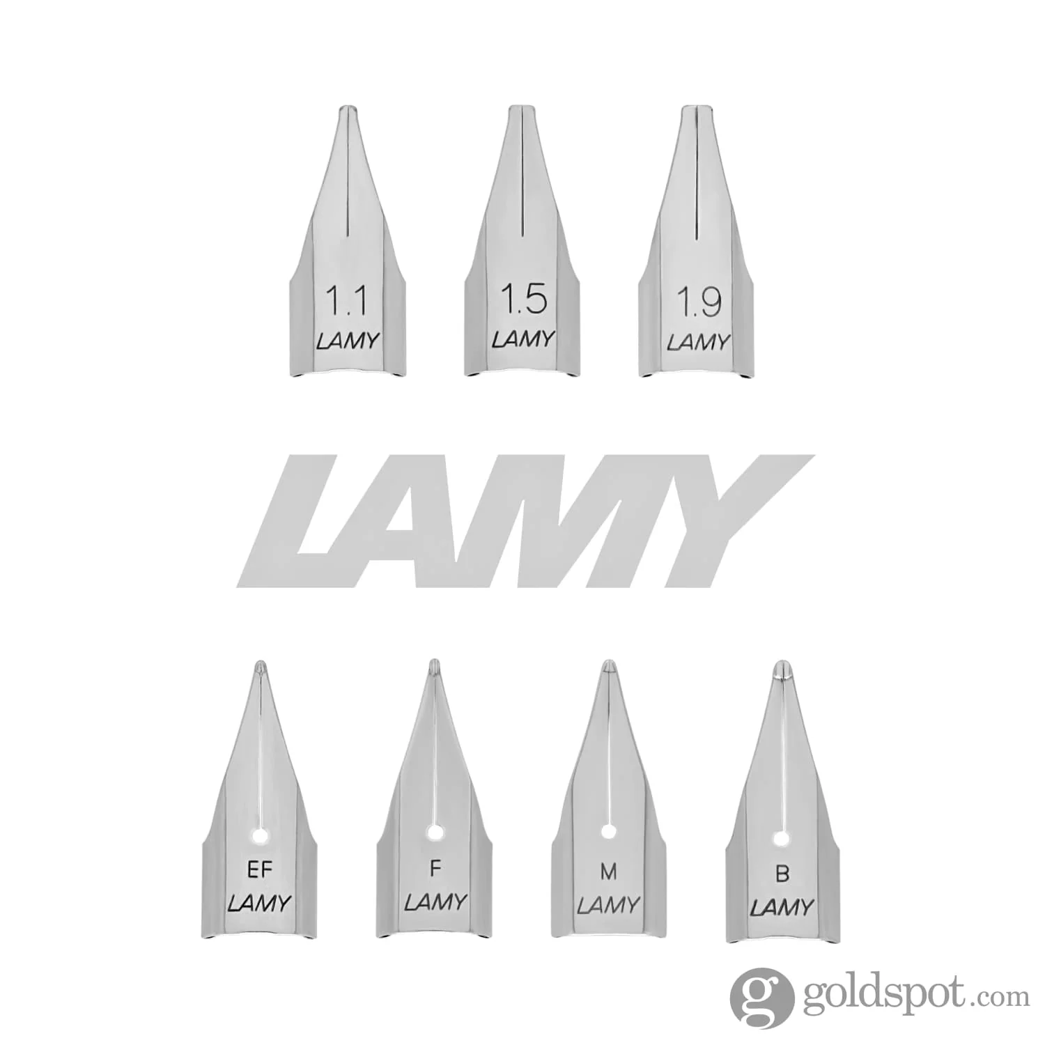 6304-lamy-fountain-pen-replacement-nib-in-stainless-steel-2.webp Lamy Fountain Pen Replacement Nib in Stainless Steel