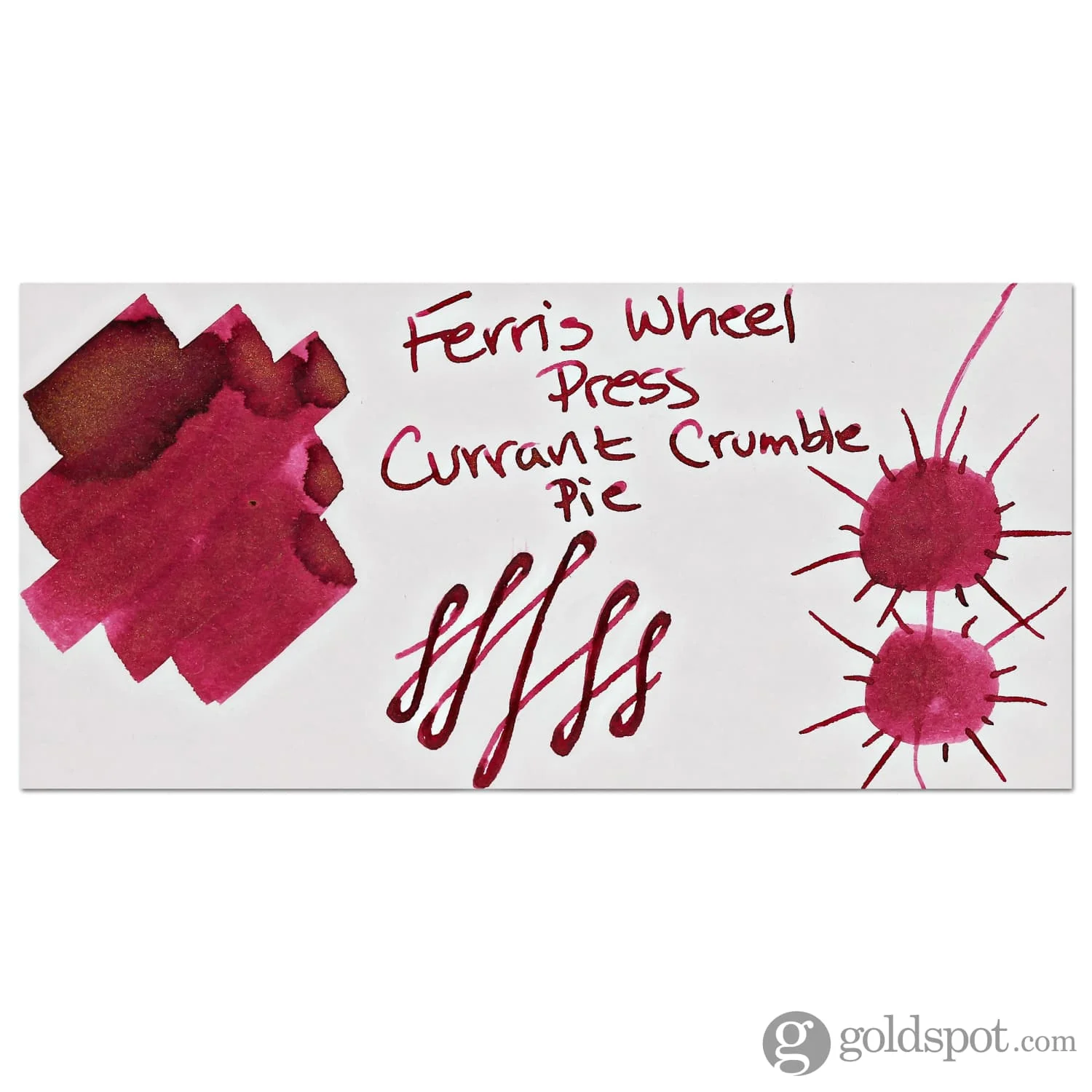 Ferris Wheel Press in Currant Crumble Pie Shimmer Bottled Ink - 10 mL