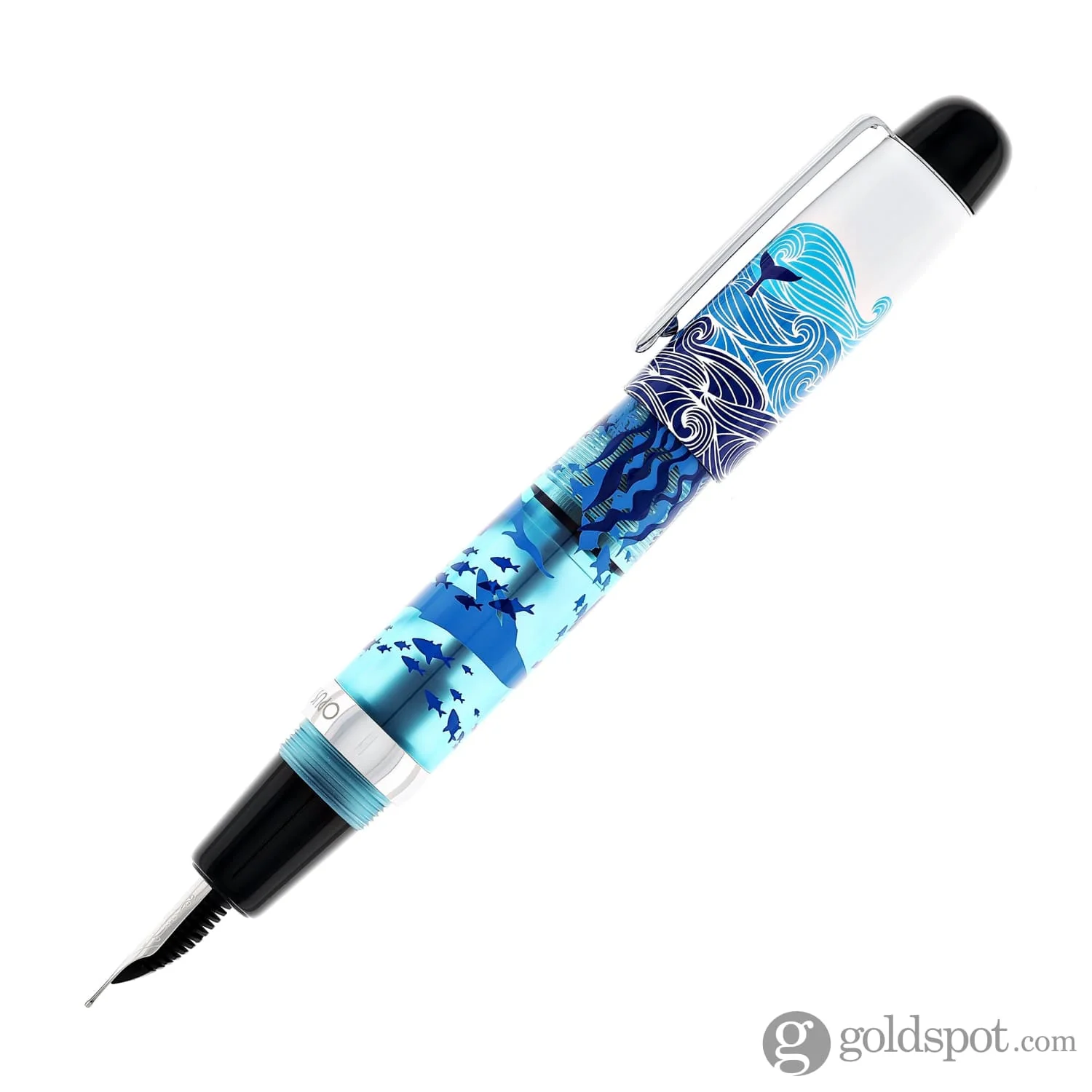 6353-opus-88-mini-fountain-pen-in-baby-beluga-3.webp Opus 88 Mini Fountain Pen in Baby Beluga