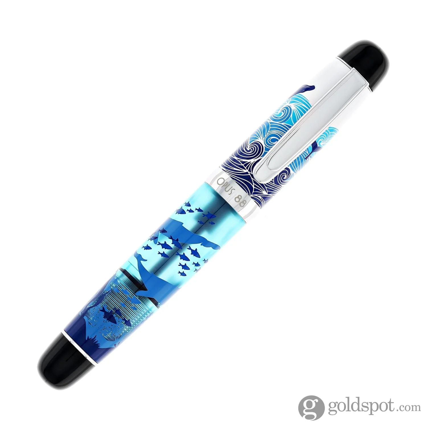 6353-opus-88-mini-fountain-pen-in-baby-beluga-4.webp Opus 88 Mini Fountain Pen in Baby Beluga
