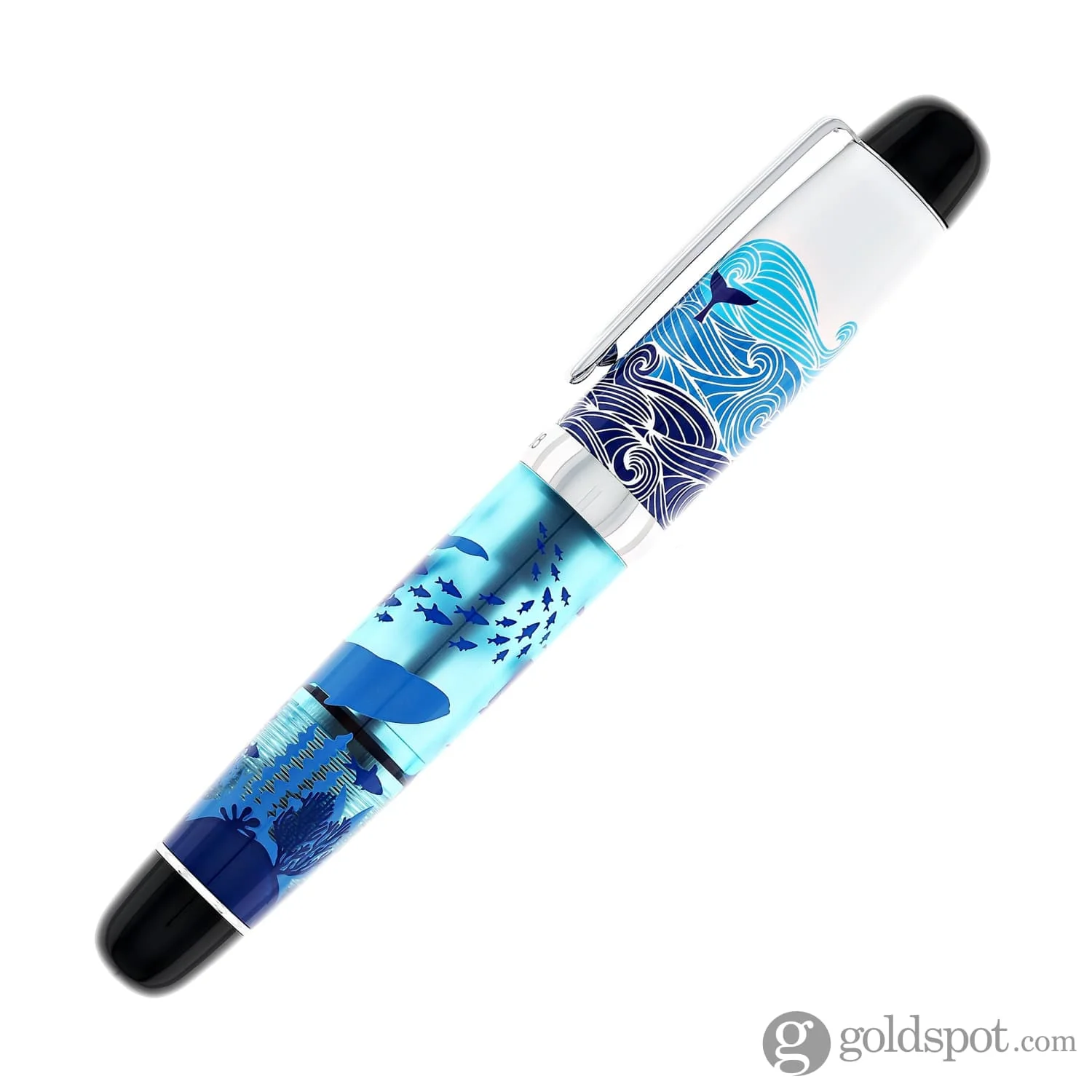 6353-opus-88-mini-fountain-pen-in-baby-beluga-5.webp Opus 88 Mini Fountain Pen in Baby Beluga