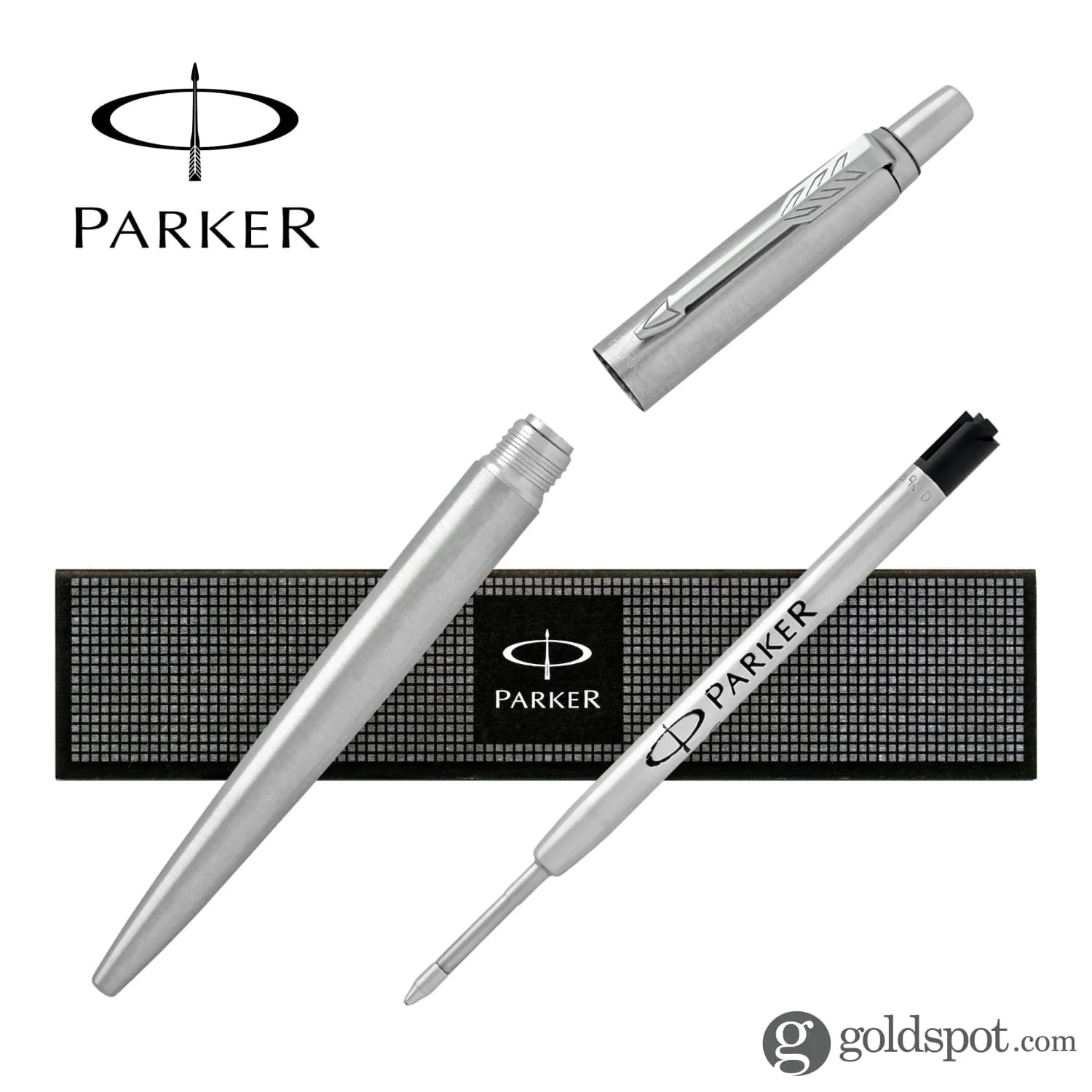 6366-parker-jotter-ballpoint-pen-in-stainless-steel-5.webp Parker Jotter Ballpoint Pen in Stainless Steel