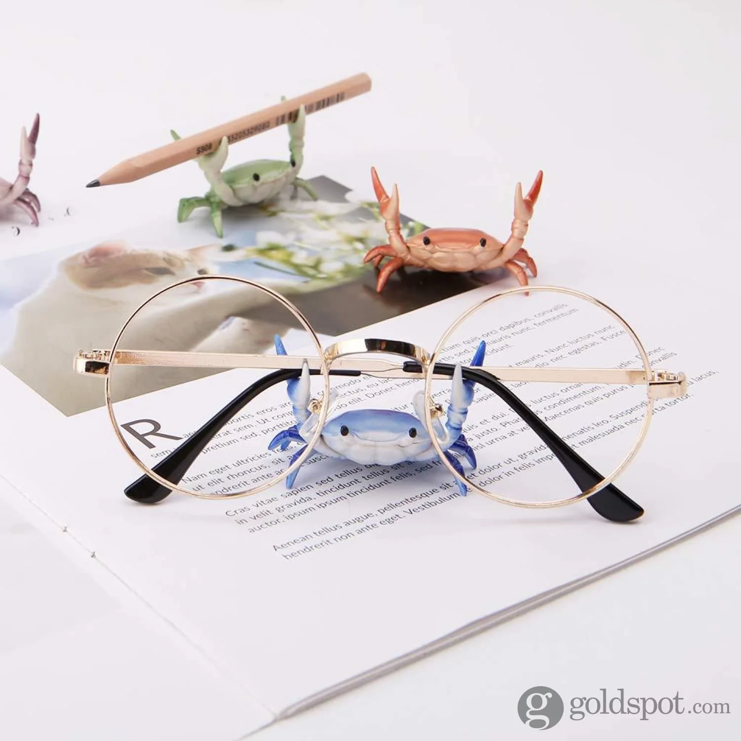 6378-crab-pen-holder-in-green-5.webp Crab Pen Holder in Green