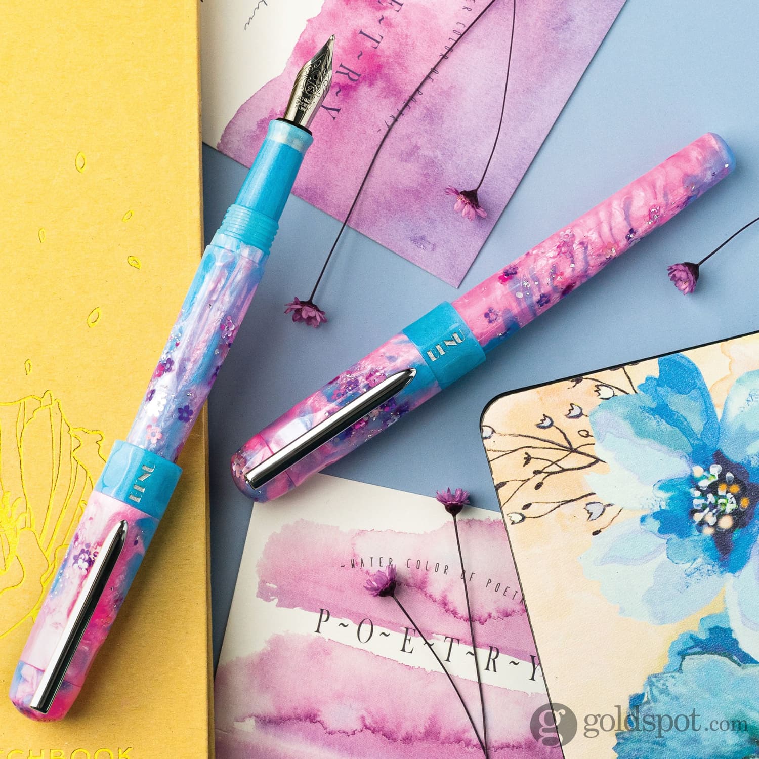 Benu Talisman Fountain Pen in Sakura Cherry Blossoms
