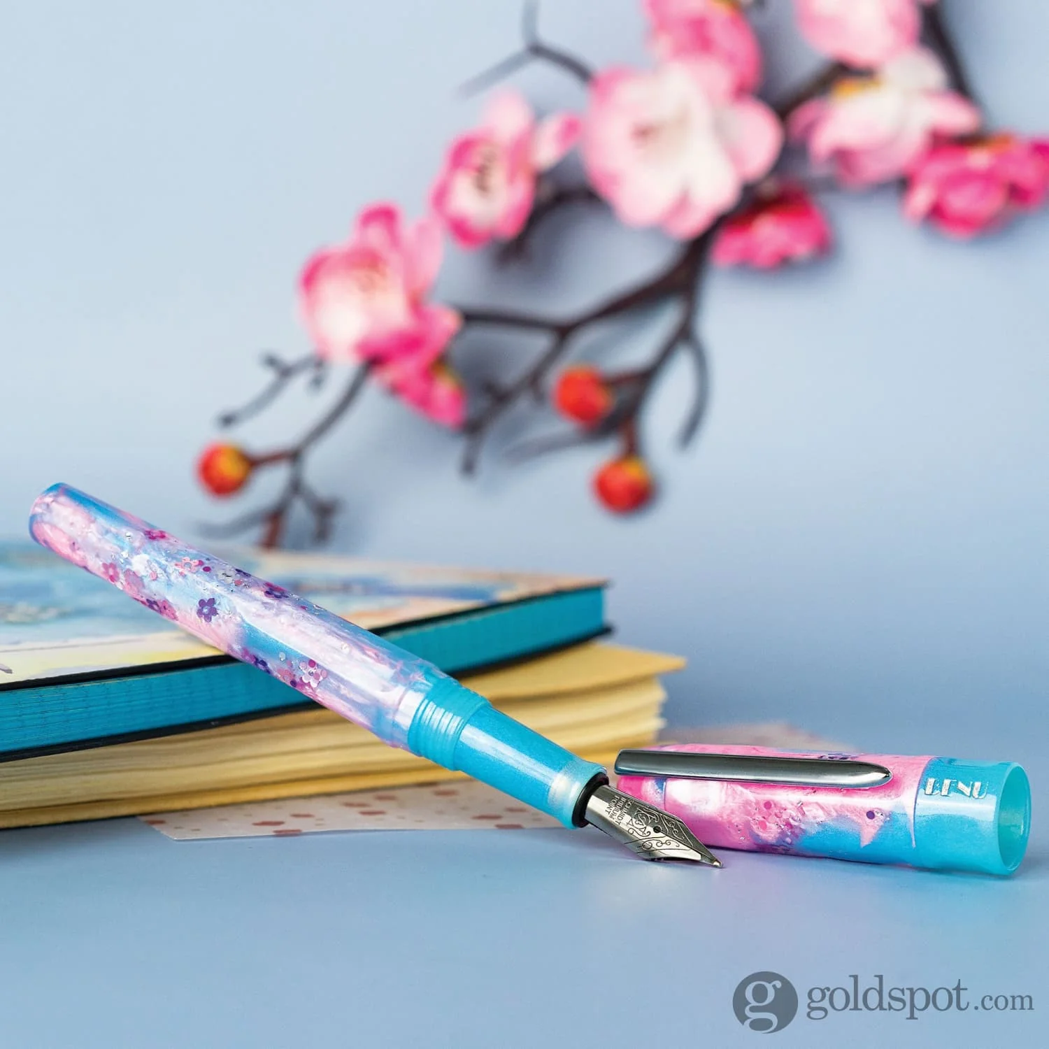 Benu Talisman Fountain Pen in Sakura Cherry Blossoms
