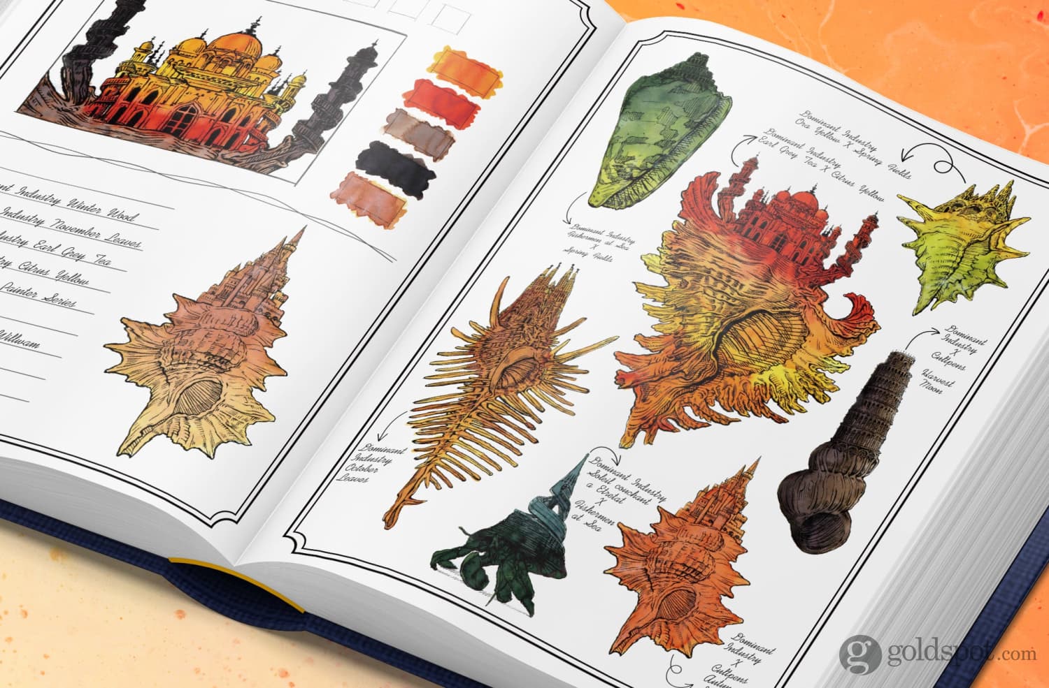 6390-dominant-industry-the-ink-archiving-book-a-log-of-atlantis-color-swatch-book-3.jpg Dominant Industry The Ink Archiving Book 'A log of Atlantis' Color Swatch Book