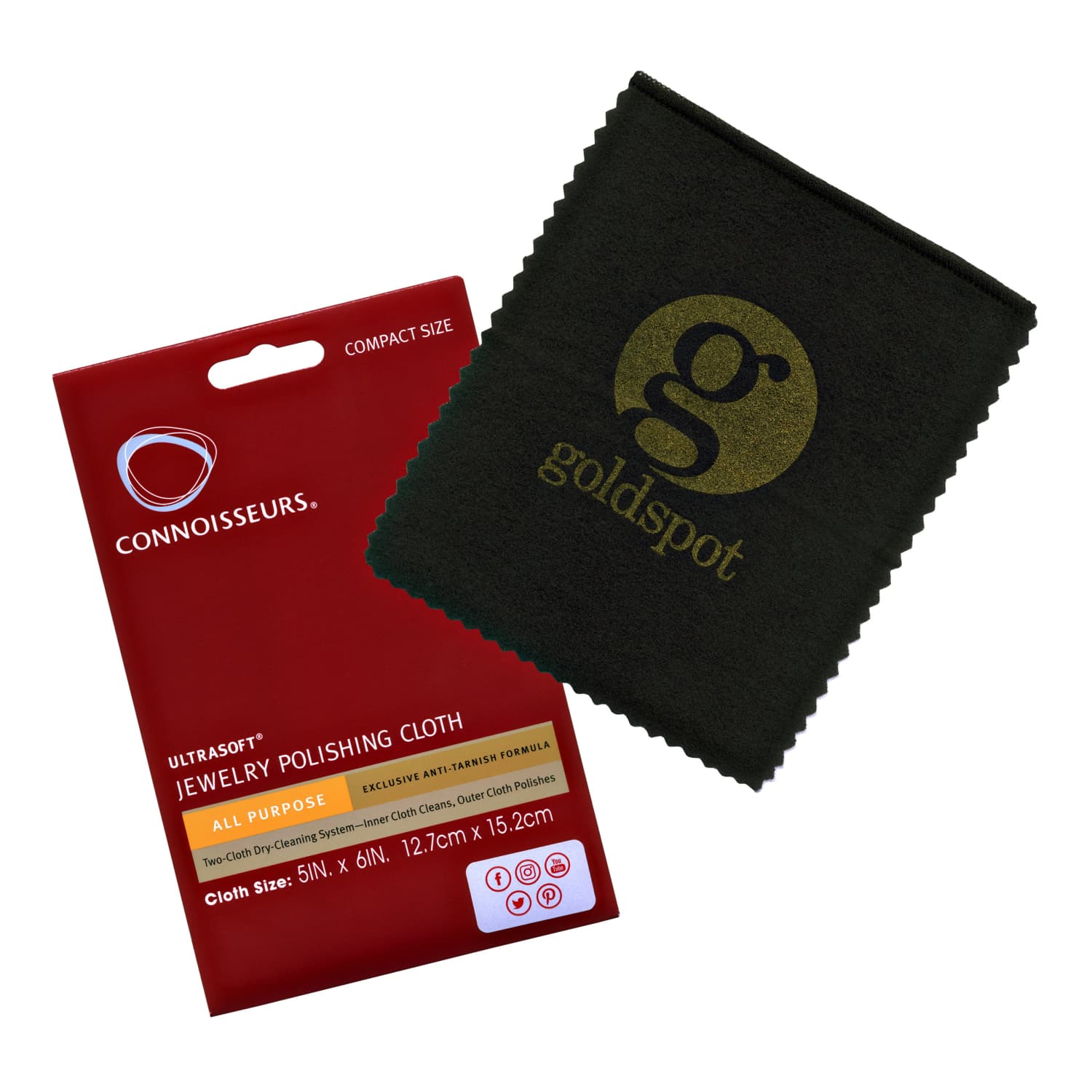 6409-connoisseurs-goldspot-pen-and-jewelry-cleaning-cloth-1.jpg Connoisseurs Goldspot Pen and Jewelry Cleaning Cloth
