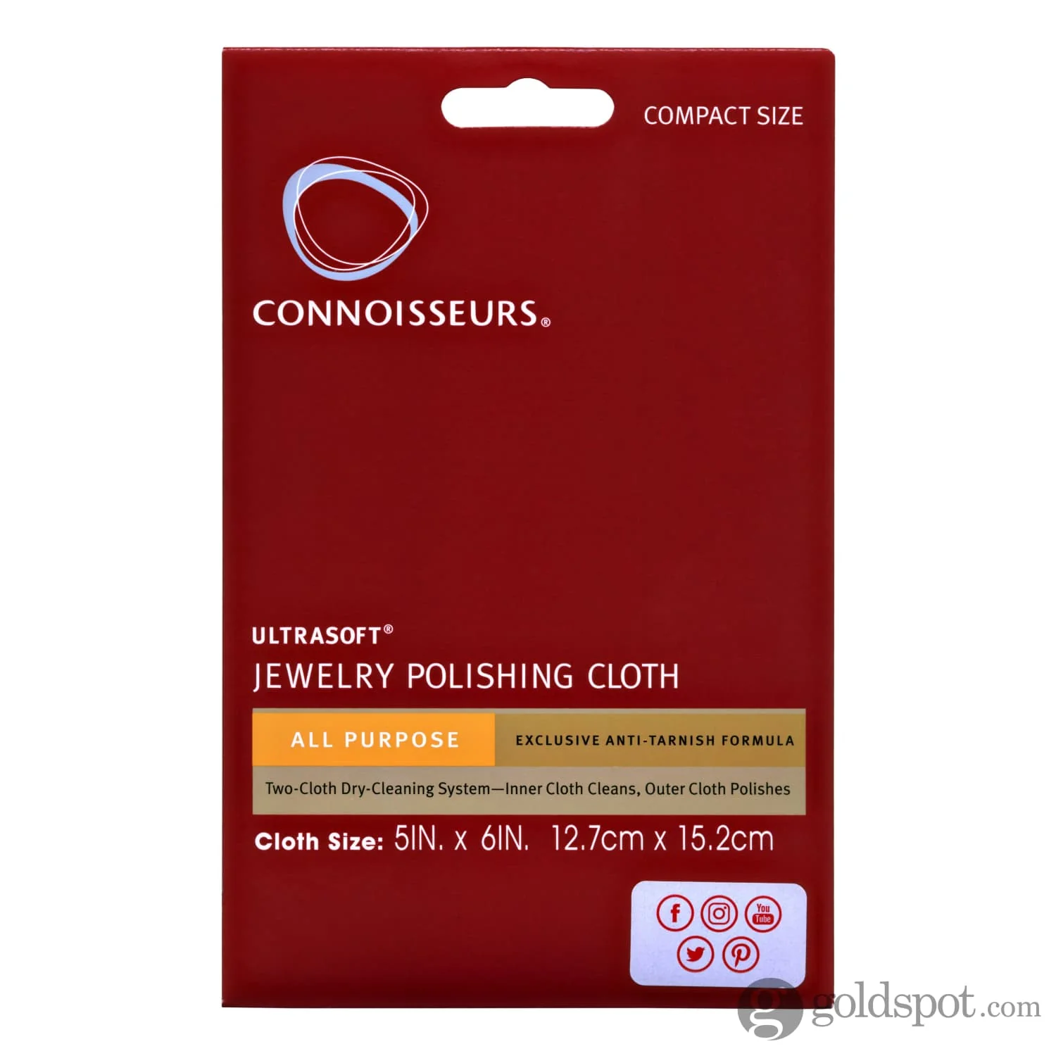 6409-connoisseurs-goldspot-pen-and-jewelry-cleaning-cloth-4.webp Connoisseurs Goldspot Pen and Jewelry Cleaning Cloth
