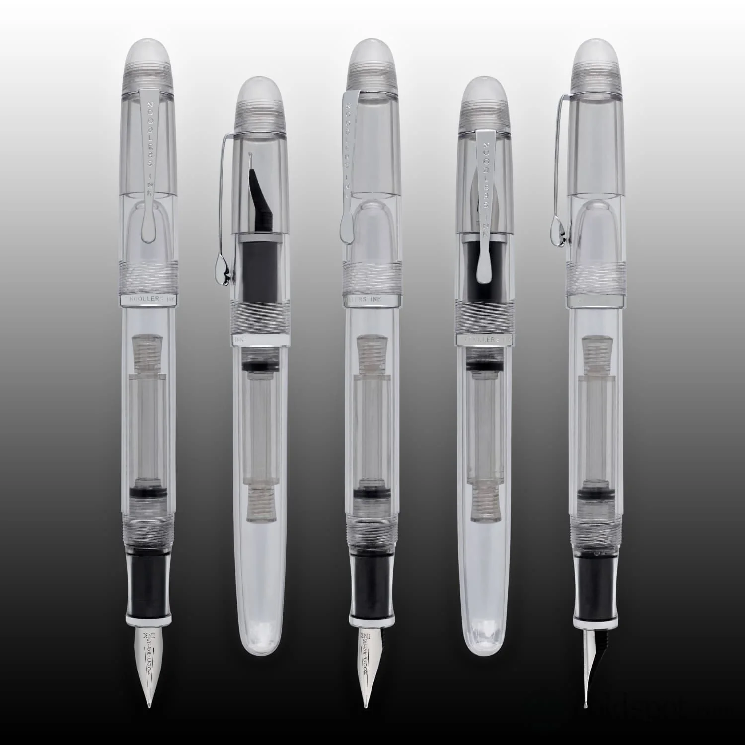 6411-noodler-s-triple-tail-flex-fountain-pen-in-clear-demonstrator-semi-flex-nib-6.webp Noodler's Triple Tail Flex Fountain Pen in Clear Demonstrator - Semi Flex Nib