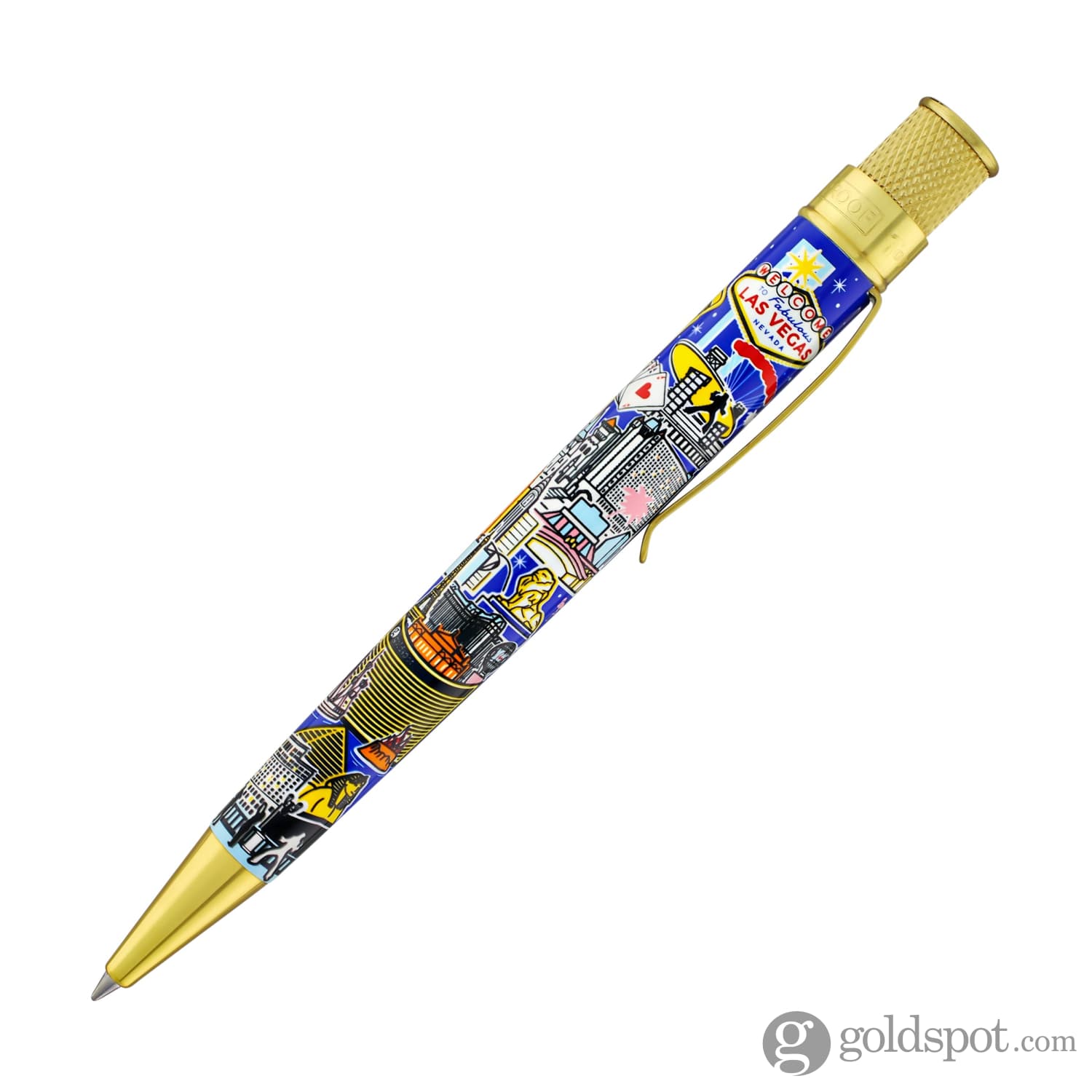 Retro 51  Goldspot Exclusive Tornado Rollerball Pen in Vegas Skyline - Limited Edition