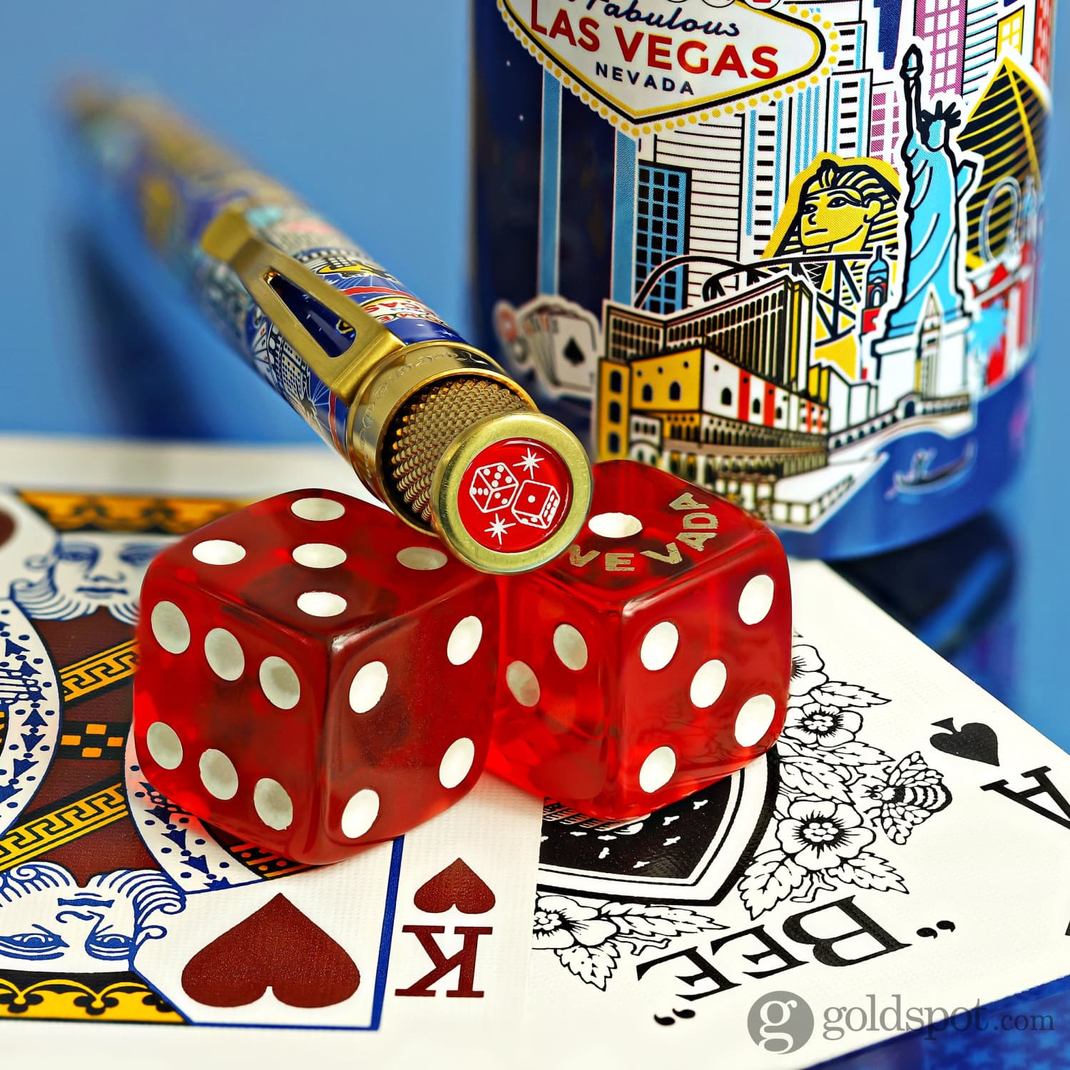 Retro 51  Goldspot Exclusive Tornado Rollerball Pen in Vegas Skyline - Limited Edition