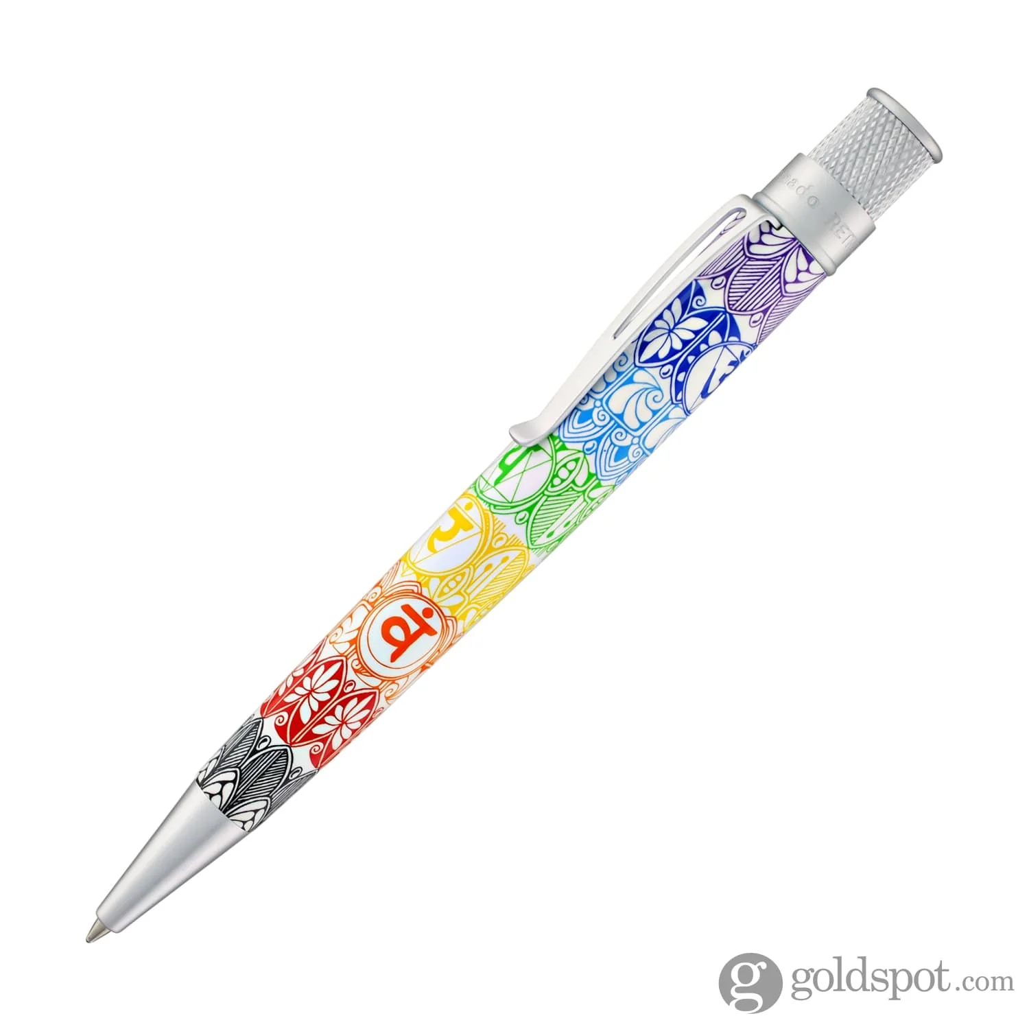 Retro 51 Goldspot Exclusive Tornado Rollerball Pen in Seven Chakras