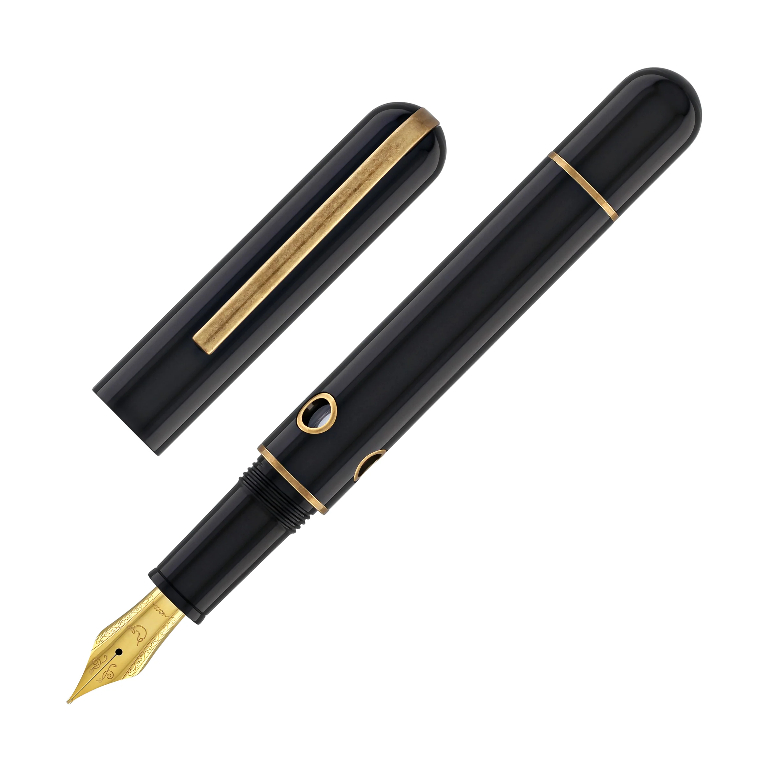 6425-narwhal-nautilus-fountain-pen-in-bronze-corydoras-1.webp Narwhal Nautilus Fountain Pen in Bronze Corydoras