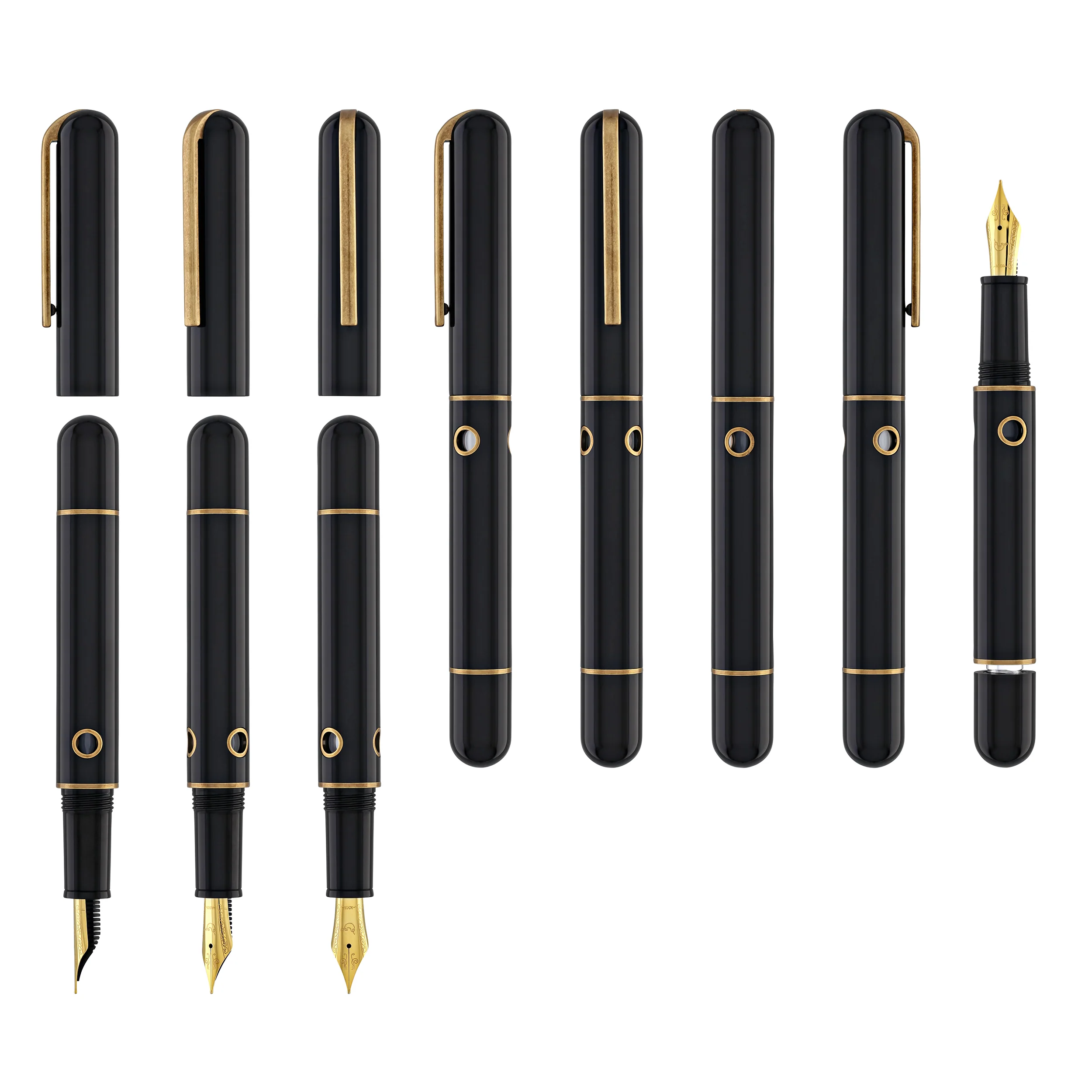 6425-narwhal-nautilus-fountain-pen-in-bronze-corydoras-8.webp Narwhal Nautilus Fountain Pen in Bronze Corydoras