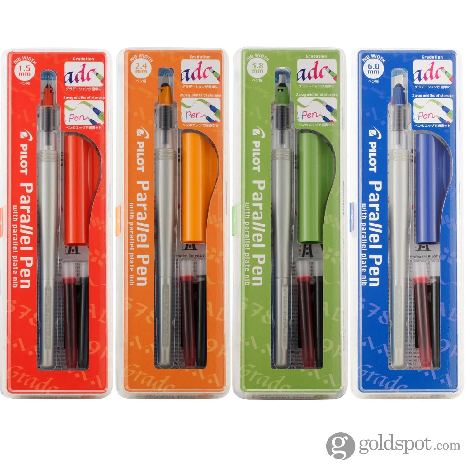 Pilot Parallel Pen Set - Assorted Calligraphy Set