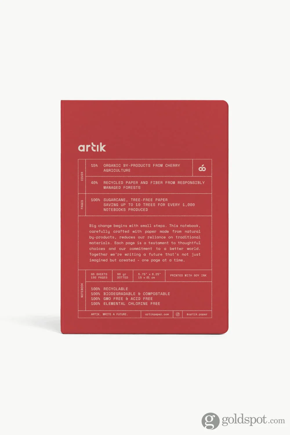Artik A5 Notebook in Cherry