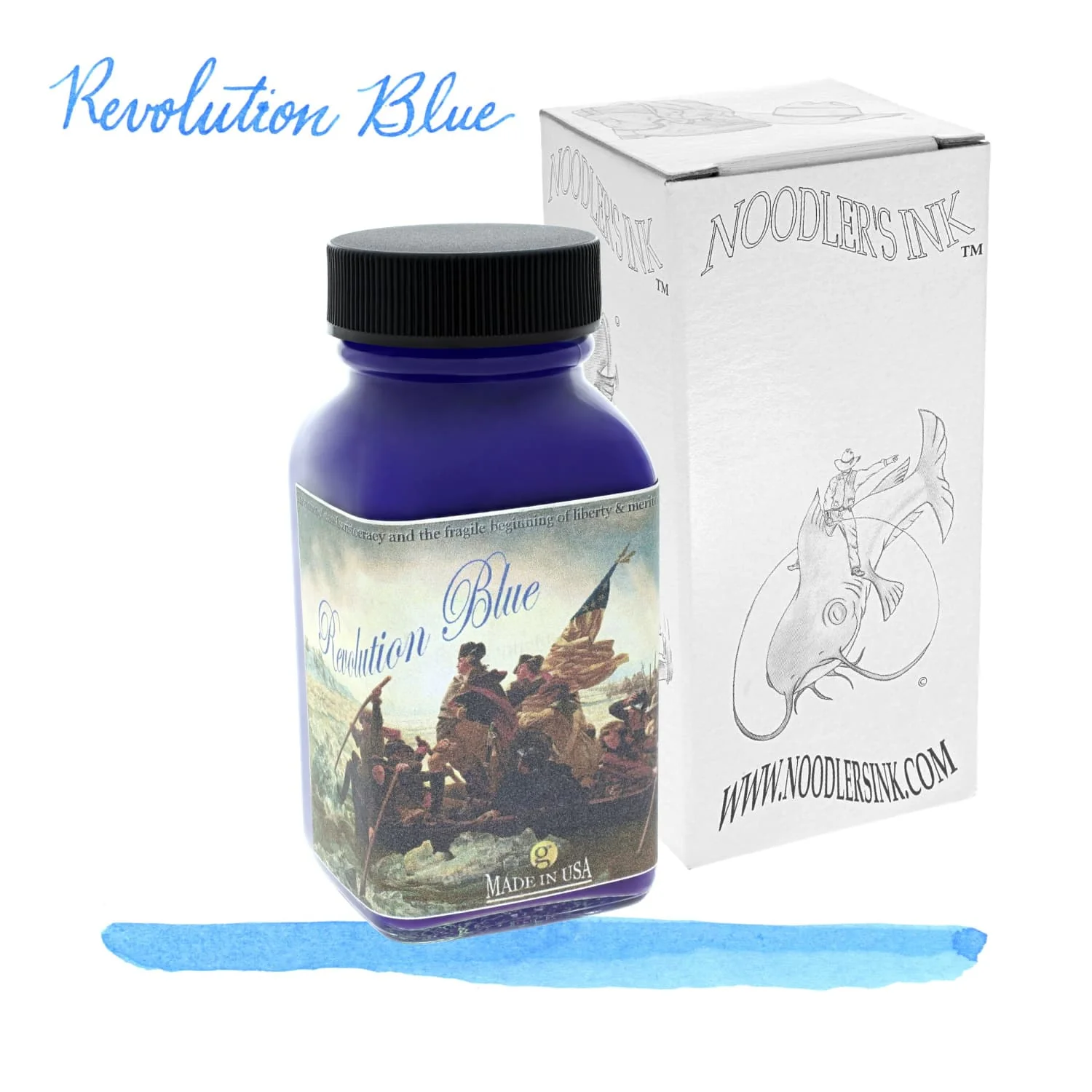 6444-noodler-s-revolution-blue-fountain-pen-ink-3oz-bottle-1.webp Noodler's Revolution Blue Fountain Pen Ink - 3oz Bottle