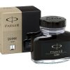 6451-parker-quink-bottled-ink-in-permanent-black-2oz-1.jpg Parker Quink Bottled Ink in Permanent Black - 2oz