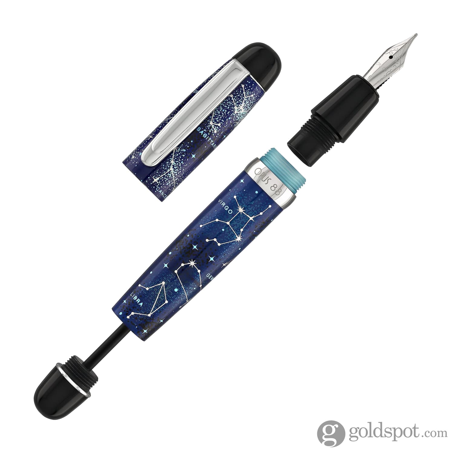 Opus 88 Mini Fountain Pen in Celestial Zodiac