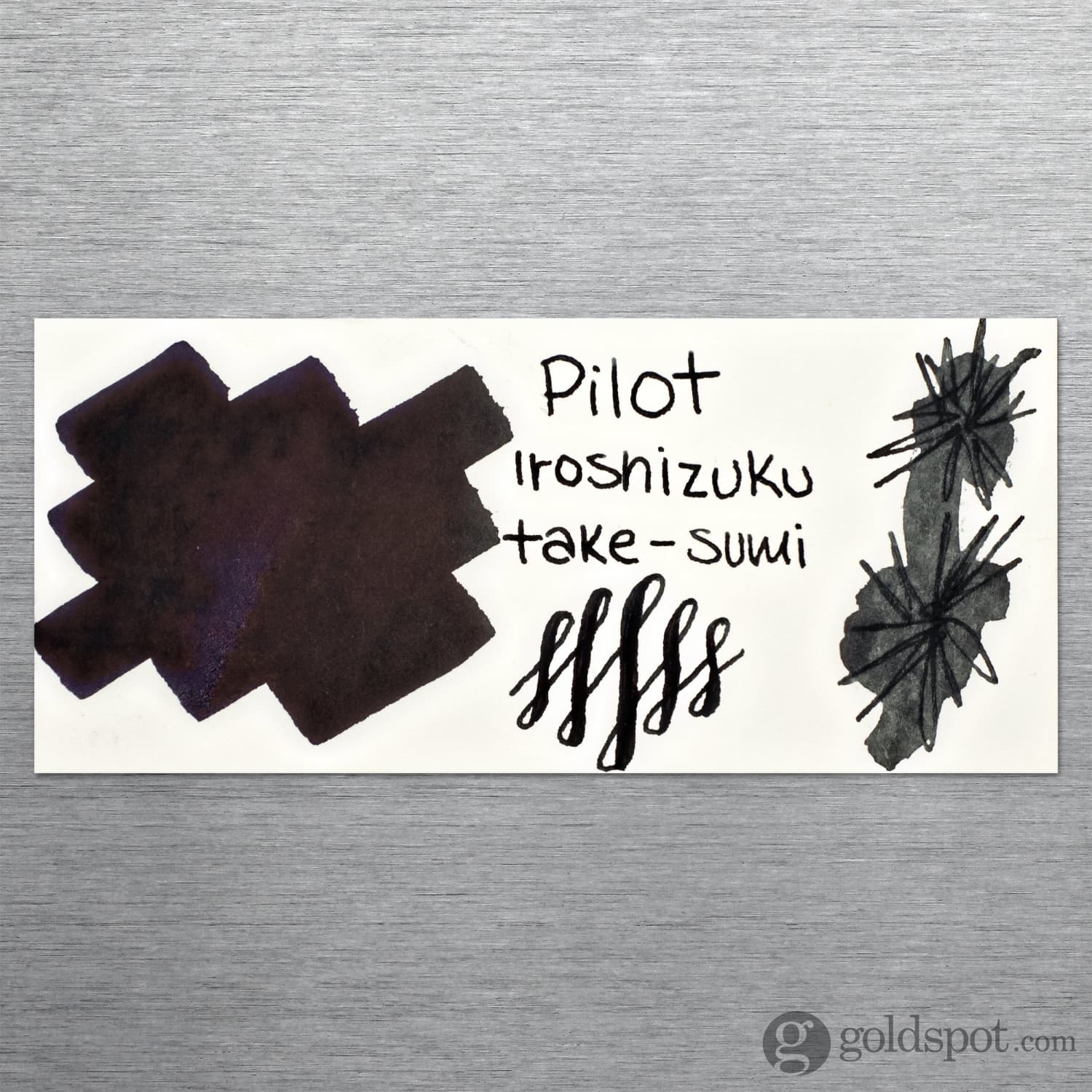 6458-pilot-iroshizuku-bottled-ink-in-take-sumi-ink-bamboo-charcoal-black-50-ml-2.jpg Pilot Iroshizuku Bottled Ink in Take-Sumi Ink (Bamboo Charcoal Black) - 50 mL