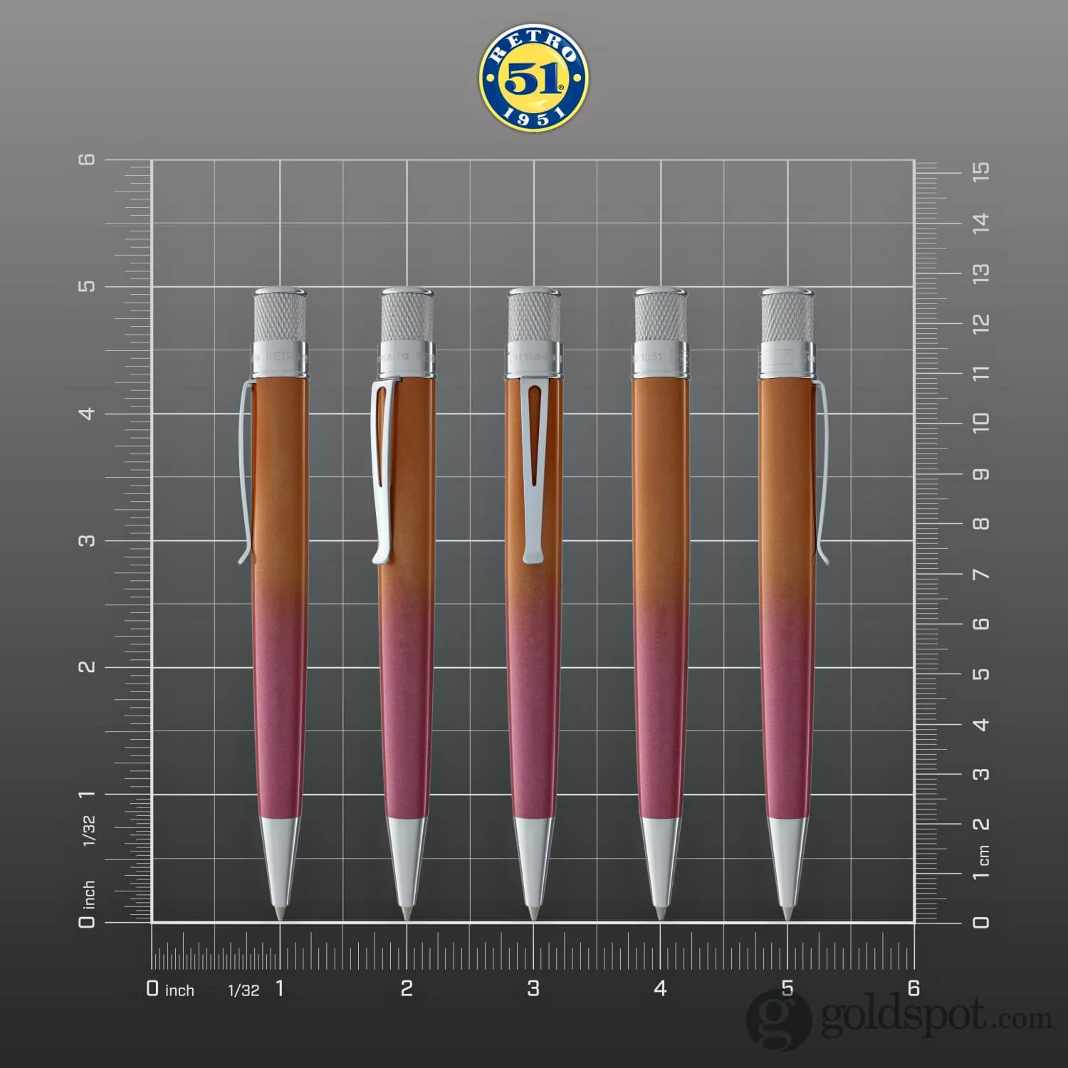6459-retro-51-tornado-rollerball-ombre-bahama-mama-7.webp Retro 51 Tornado Rollerball - Ombre Bahama Mama