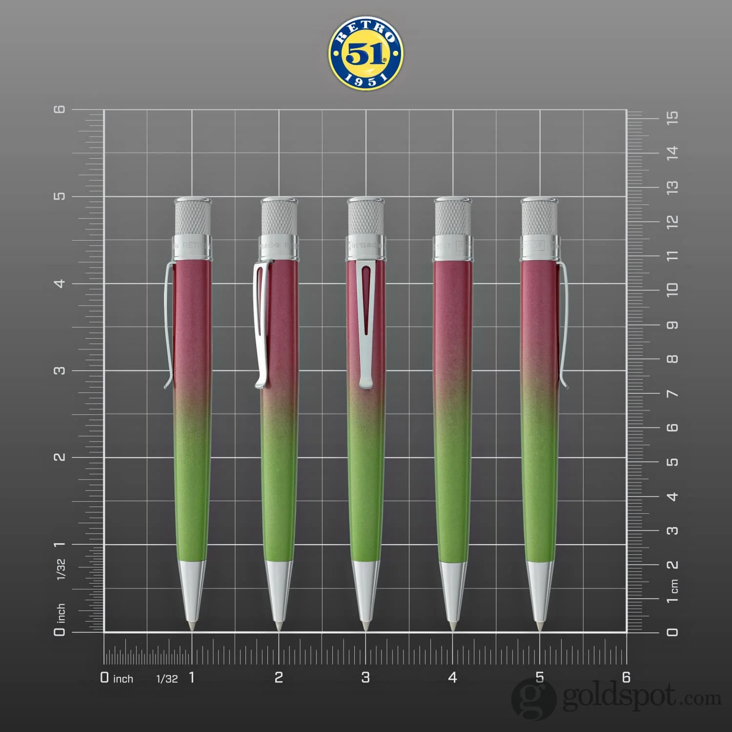 6477-retro-51-tornado-rollerball-ombre-strawberry-mojito-7.webp Retro 51 Tornado Rollerball - Ombre Strawberry Mojito