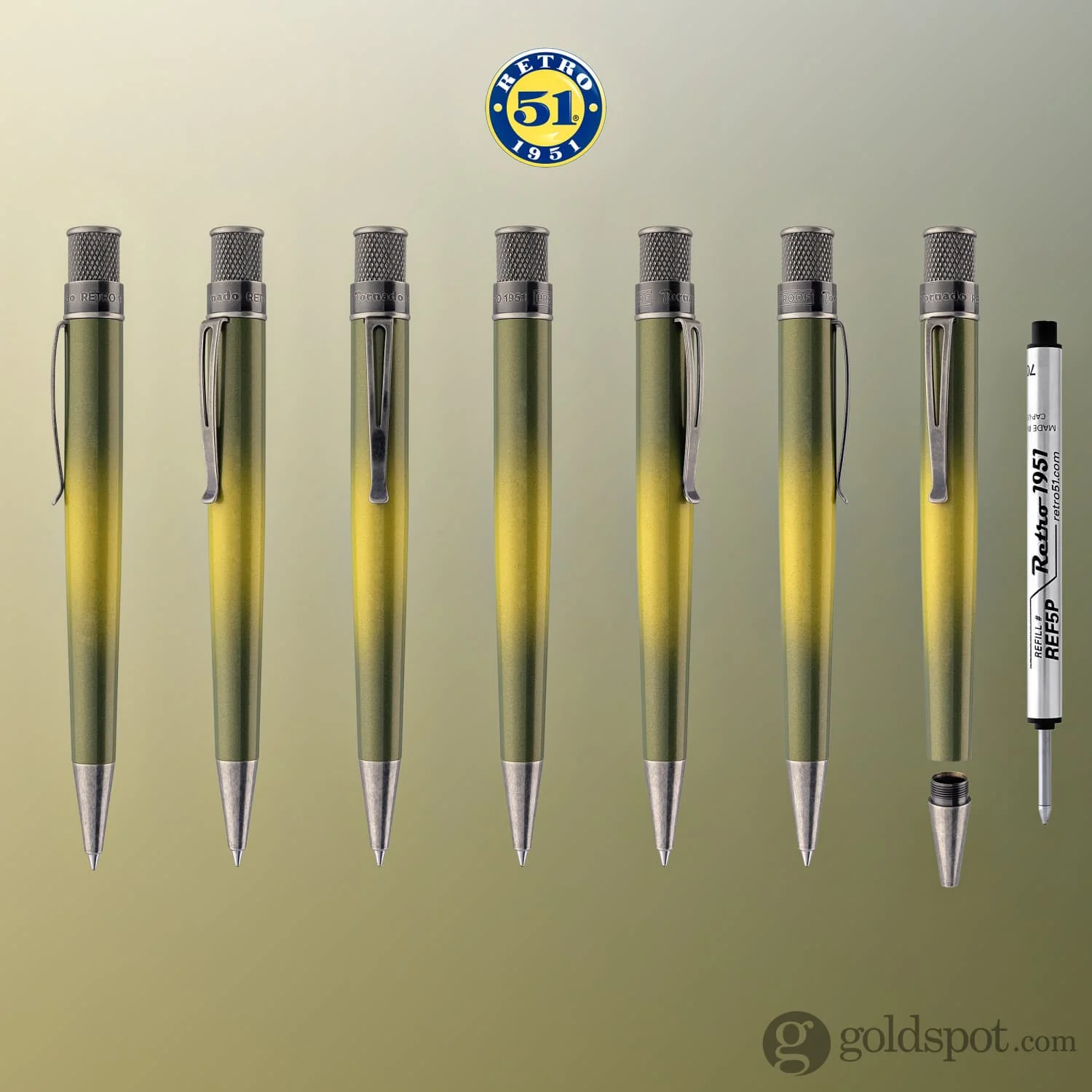 6493-retro-51-tornado-rollerball-in-ombre-avocado-8.webp Retro 51 Tornado Rollerball in Ombre Avocado