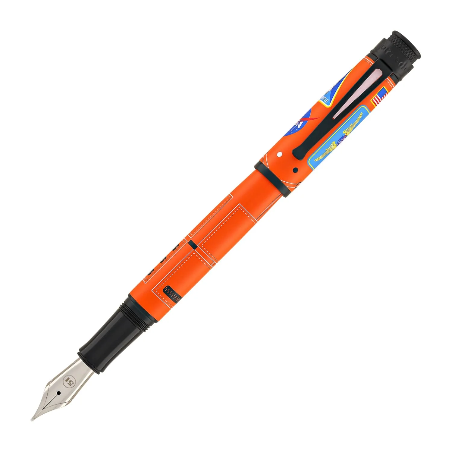 6515-retro-51-tornado-fountain-pen-in-escape-aces-suit-orange-1.webp Retro 51 Tornado Fountain Pen in Escape ACES Suit Orange
