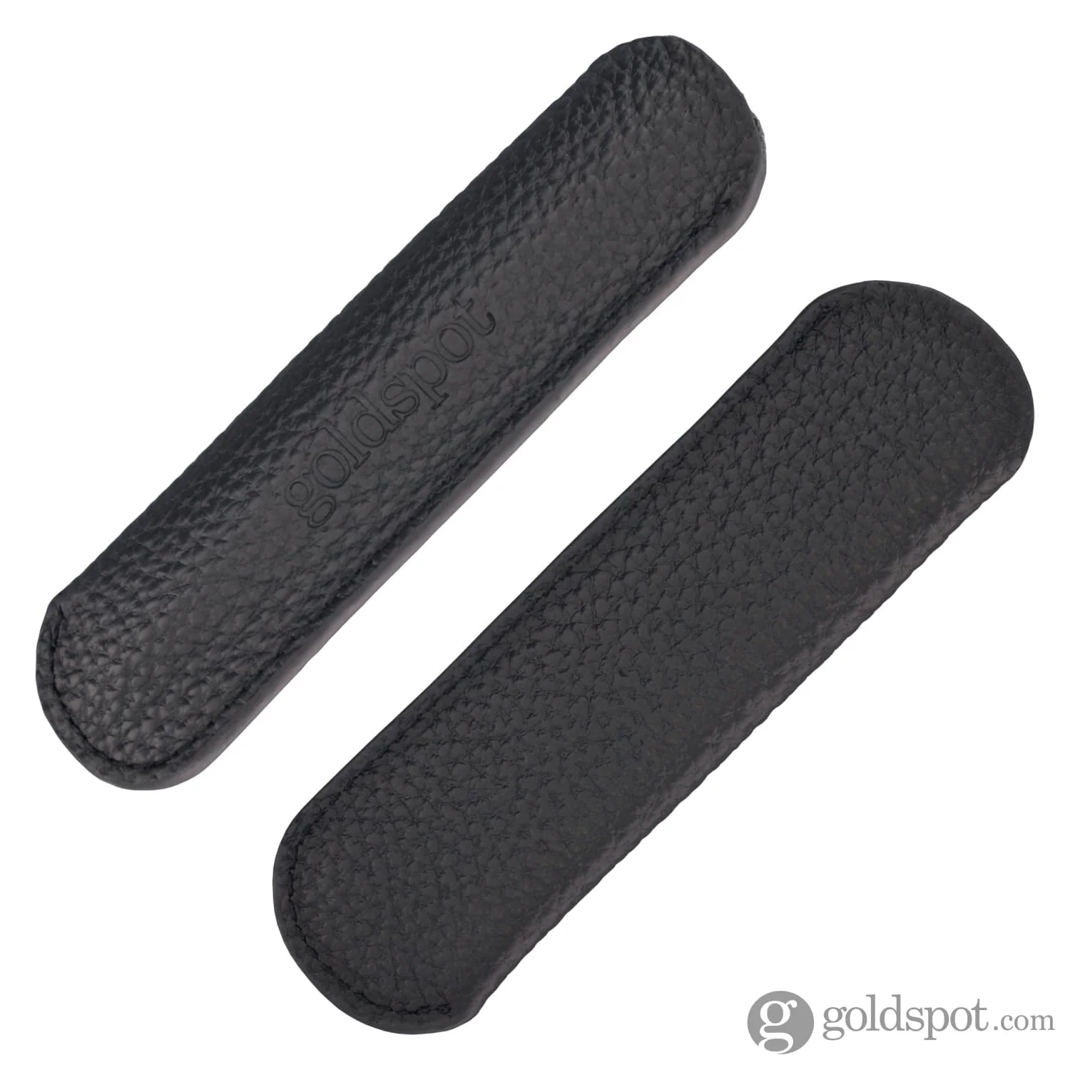 6543-goldspot-mini-single-pen-leather-sleeve-in-pebbled-black-3.webp Goldspot Mini Single Pen Leather Sleeve in Pebbled Black