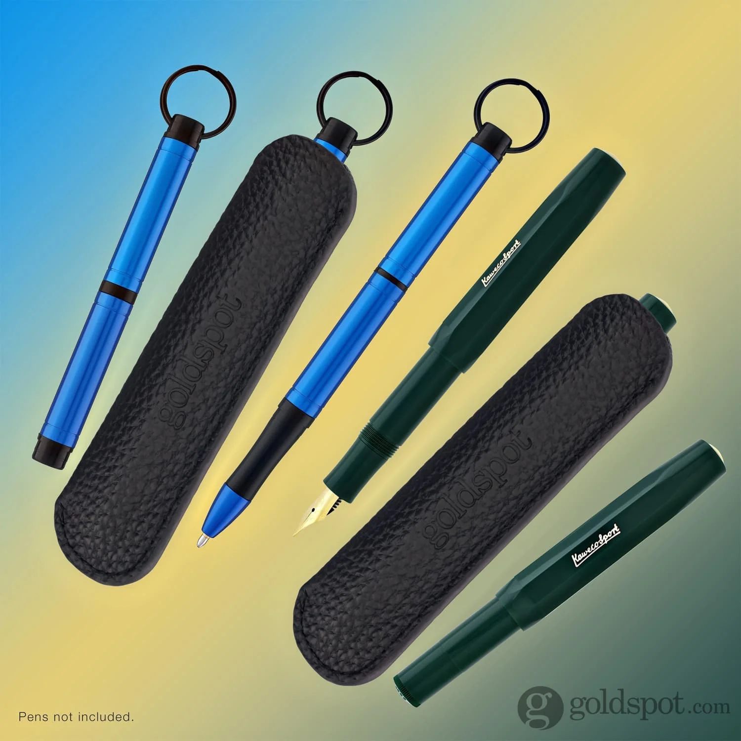 6543-goldspot-mini-single-pen-leather-sleeve-in-pebbled-black-4.webp Goldspot Mini Single Pen Leather Sleeve in Pebbled Black