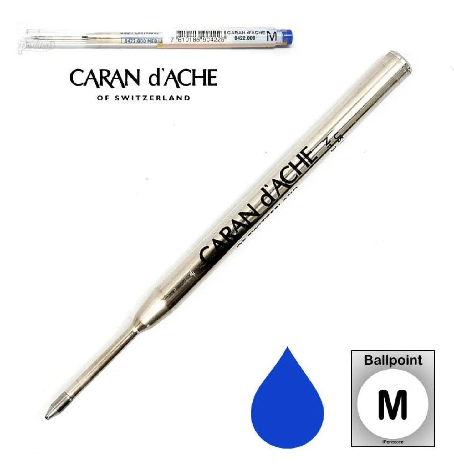 6544-caran-d-ache-goliath-ballpoint-pen-refill-in-blue-1.webp Caran d'Ache Goliath Ballpoint Pen Refill in Blue