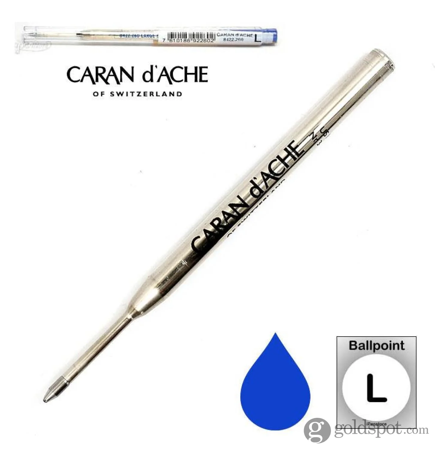 6544-caran-d-ache-goliath-ballpoint-pen-refill-in-blue-4.webp Caran d'Ache Goliath Ballpoint Pen Refill in Blue