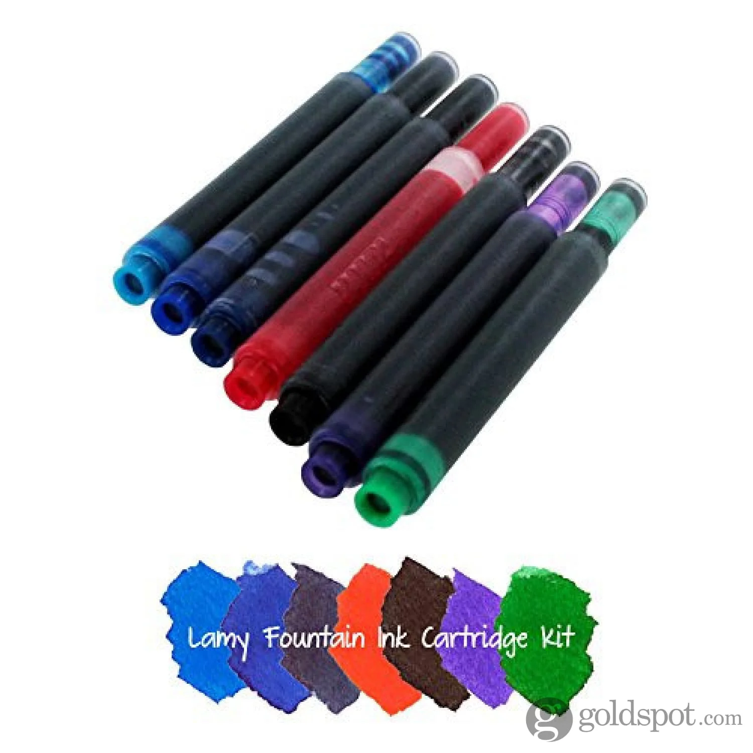 6553-lamy-fountain-ink-cartridges-assorted-colors-pack-of-7-2.webp Lamy Fountain Ink Cartridges Assorted Colors - Pack of 7