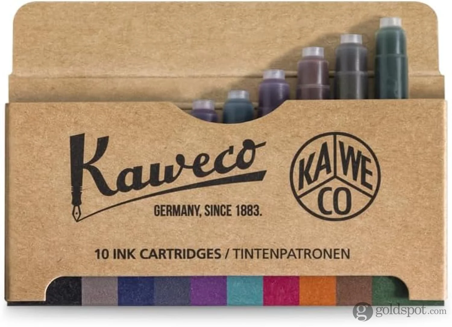 6566-kaweco-ink-cartridge-in-mixed-colors-pack-of-10-3.webp Kaweco Ink Cartridge in Mixed Colors - Pack of 10