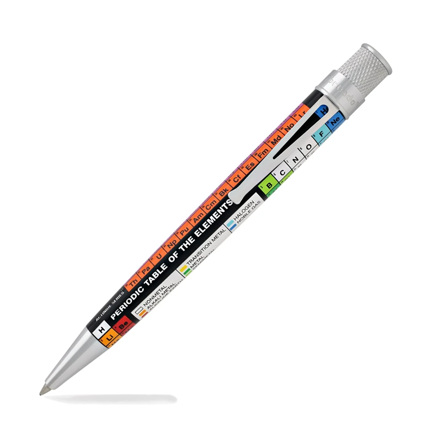 Retro 51 Tornado Vintage Metalsmith Rollerball Pen in Dmitri Periodic Table