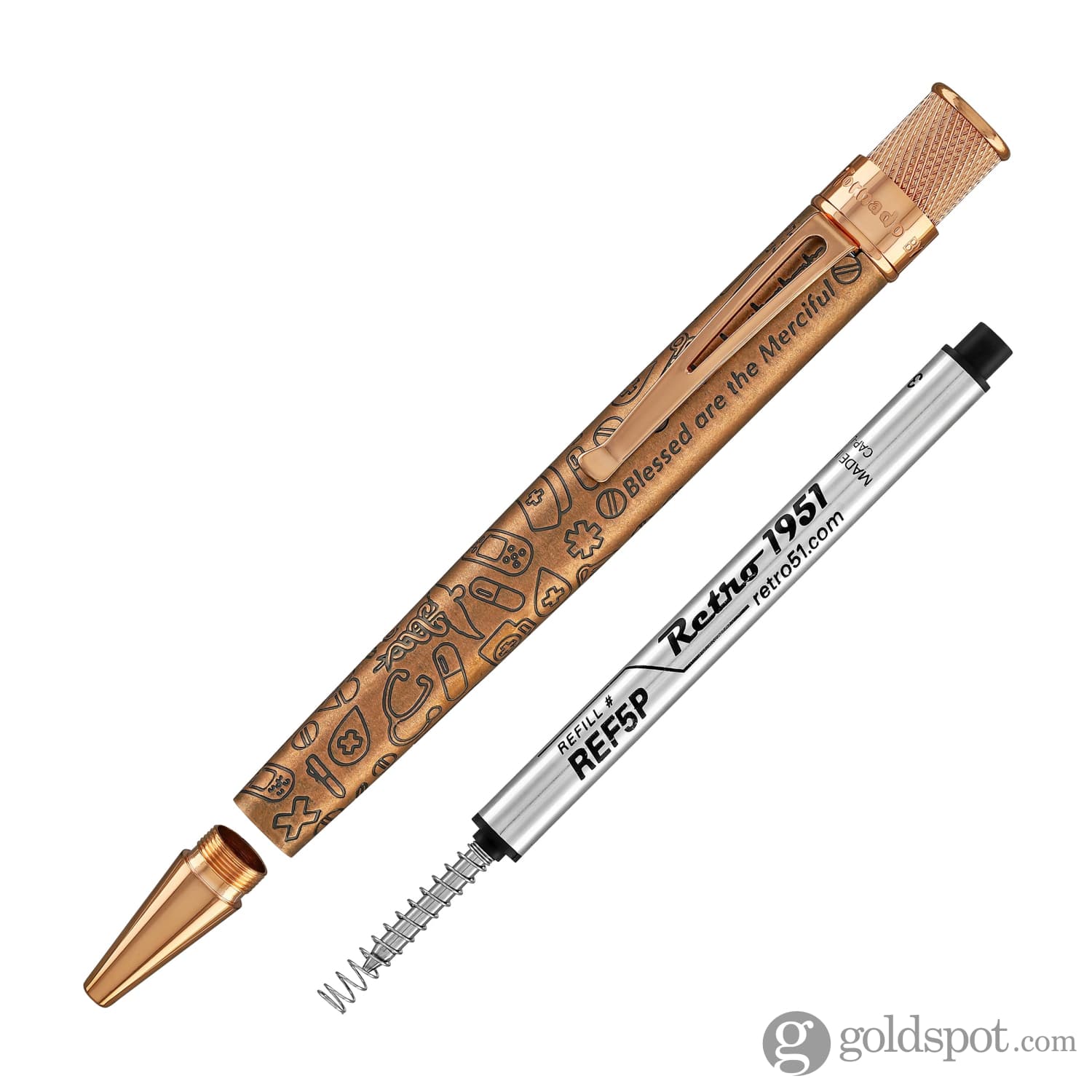 Retro 51 Goldspot Exclusive Tornado Rollerball Pen in Florence Nightingale - Limited Edition