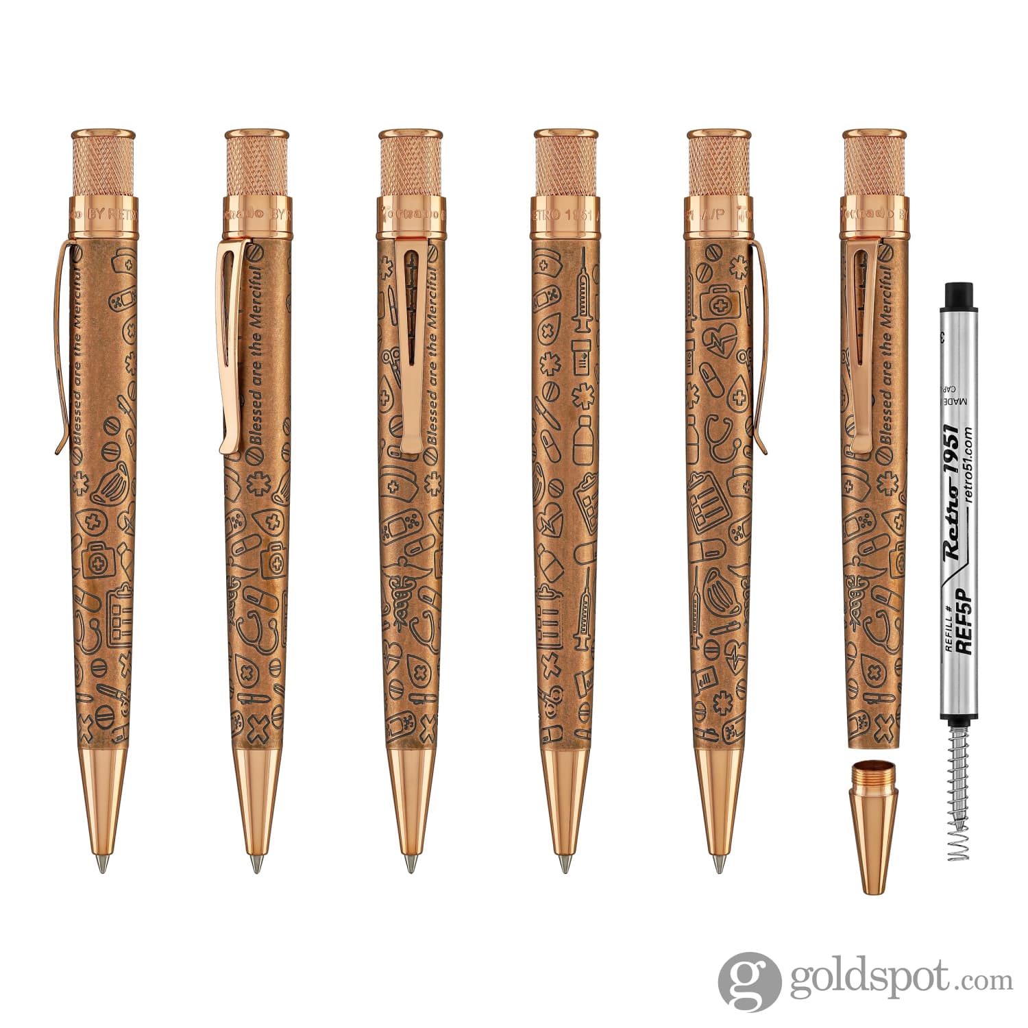 Retro 51 Goldspot Exclusive Tornado Rollerball Pen in Florence Nightingale - Limited Edition