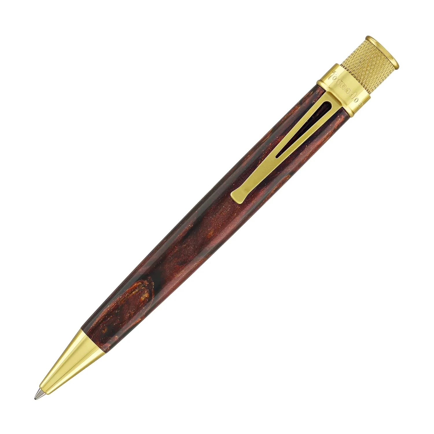 Retro 51 Goldspot Exclusive Tornado Rollerball in 'Tis the Season Diamondcast Resin- Artist Proof