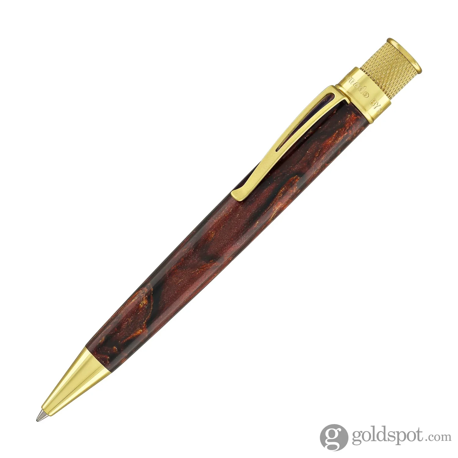 Retro 51 Goldspot Exclusive Tornado Rollerball in 'Tis the Season Diamondcast Resin- Artist Proof