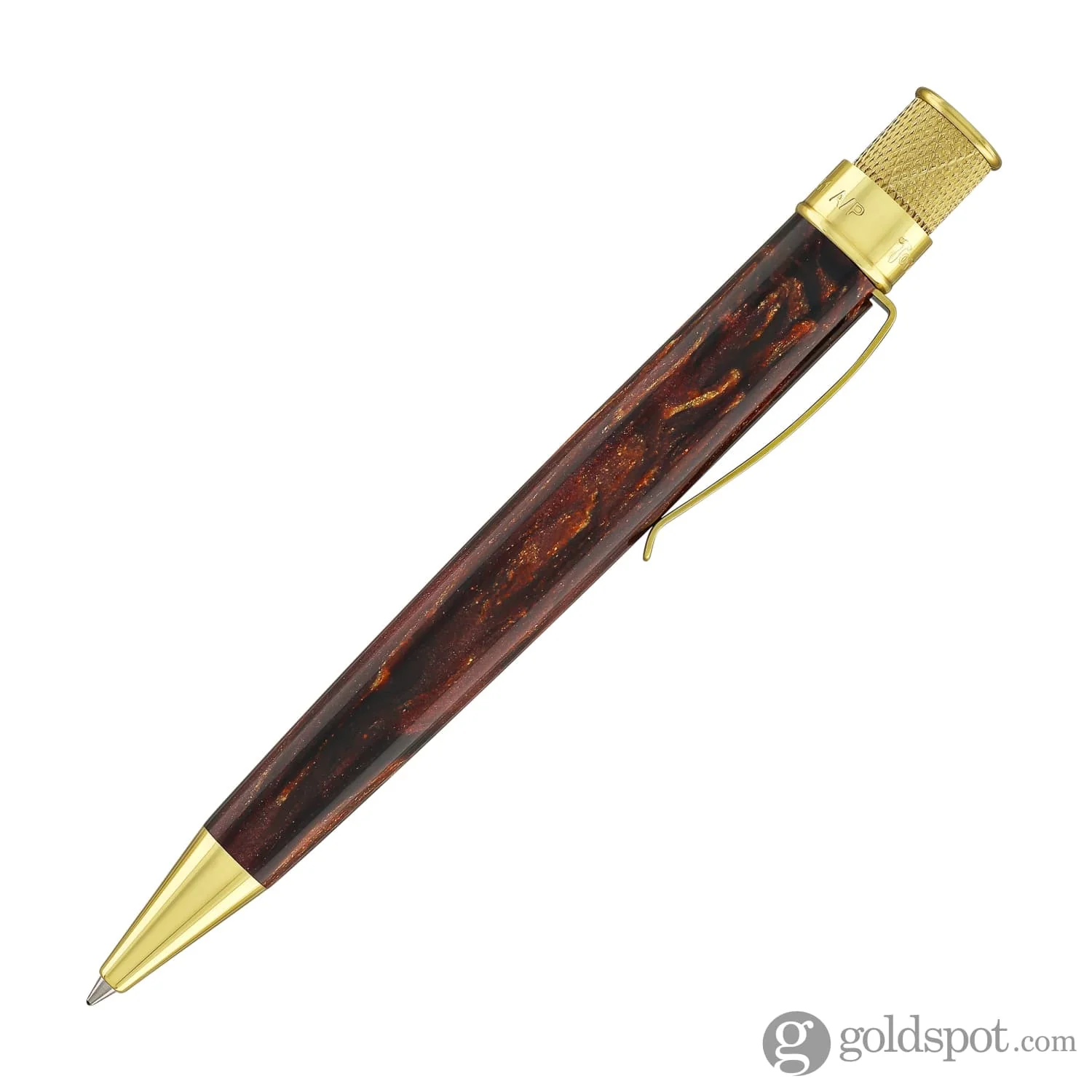 Retro 51 Goldspot Exclusive Tornado Rollerball in 'Tis the Season Diamondcast Resin- Artist Proof