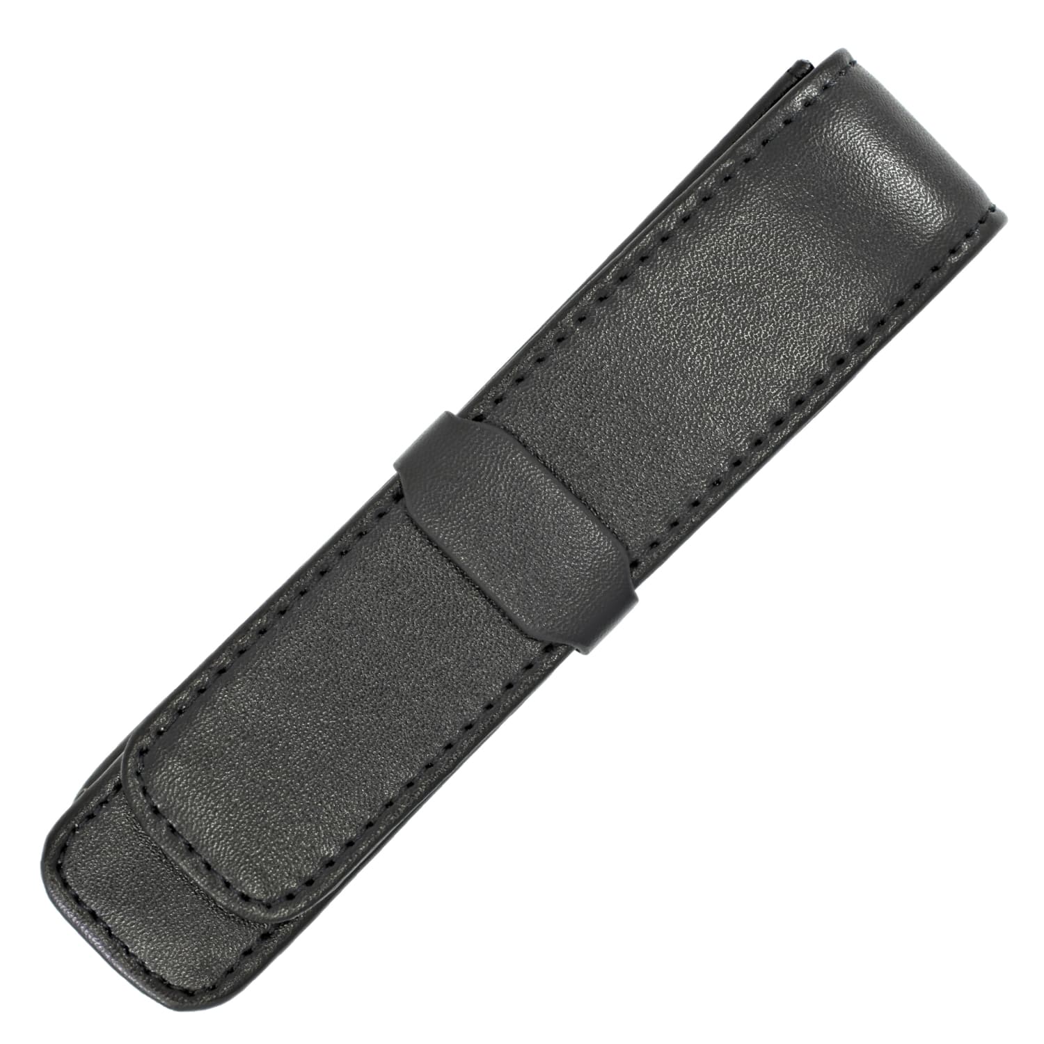 6579-parker-leather-single-pen-pouch-in-black-1.jpg Parker Leather Single Pen Pouch in Black