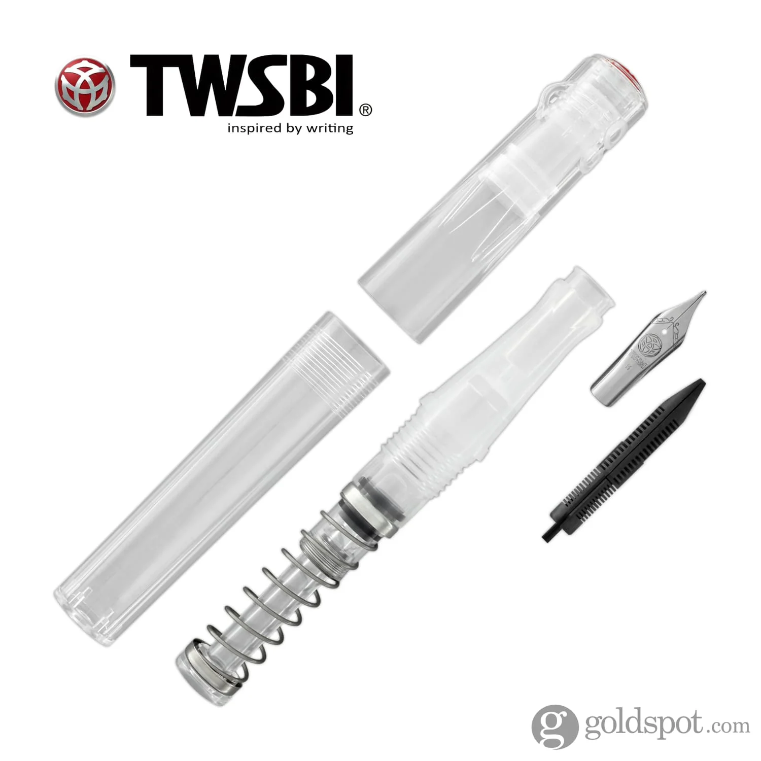 TWSBI Go Fountain Pen in Clear Demonstrator
