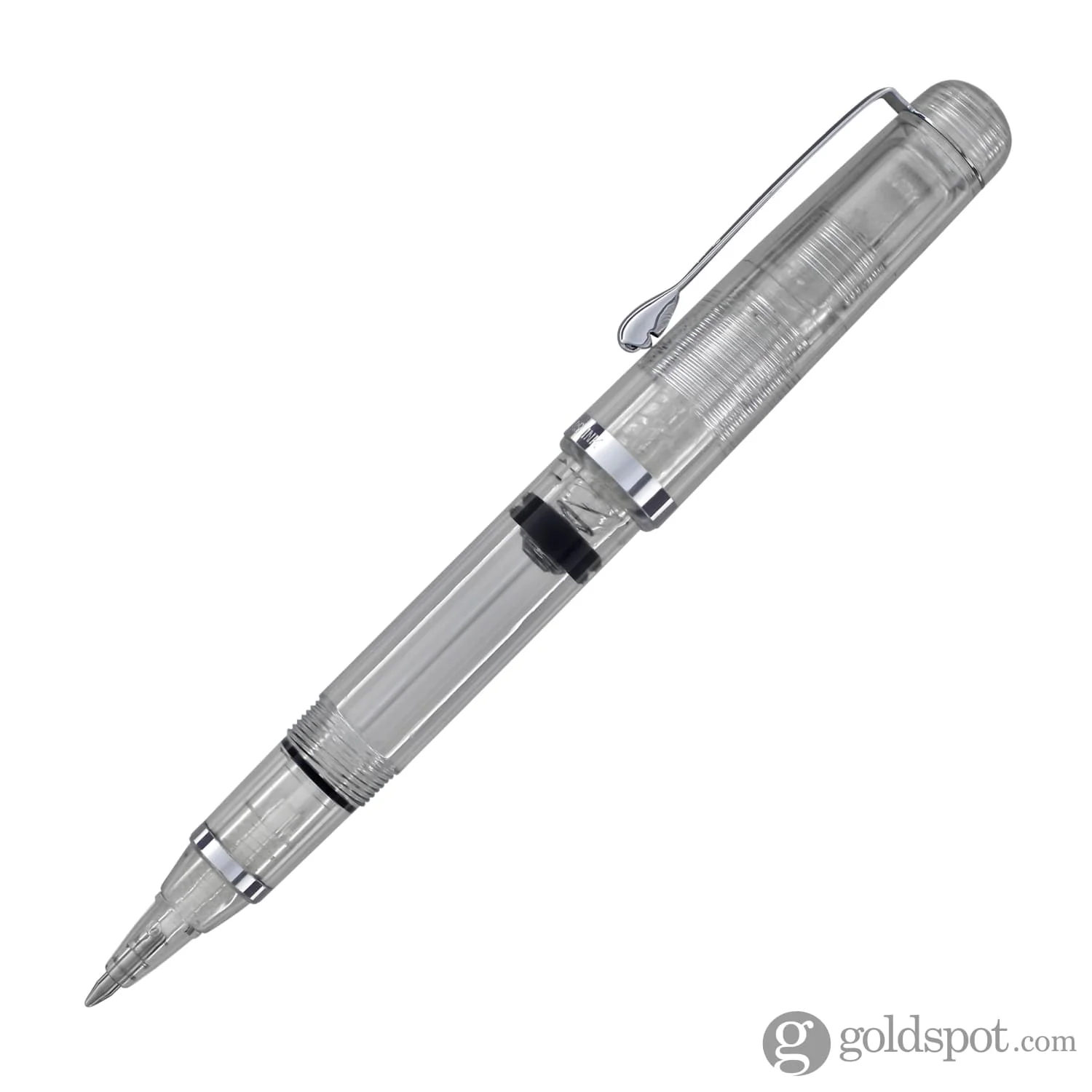 6641-noodler-s-konrad-piston-fill-rollerball-pen-in-clear-demonstrator-3.webp Noodler's Konrad Piston Fill Rollerball Pen in Clear Demonstrator