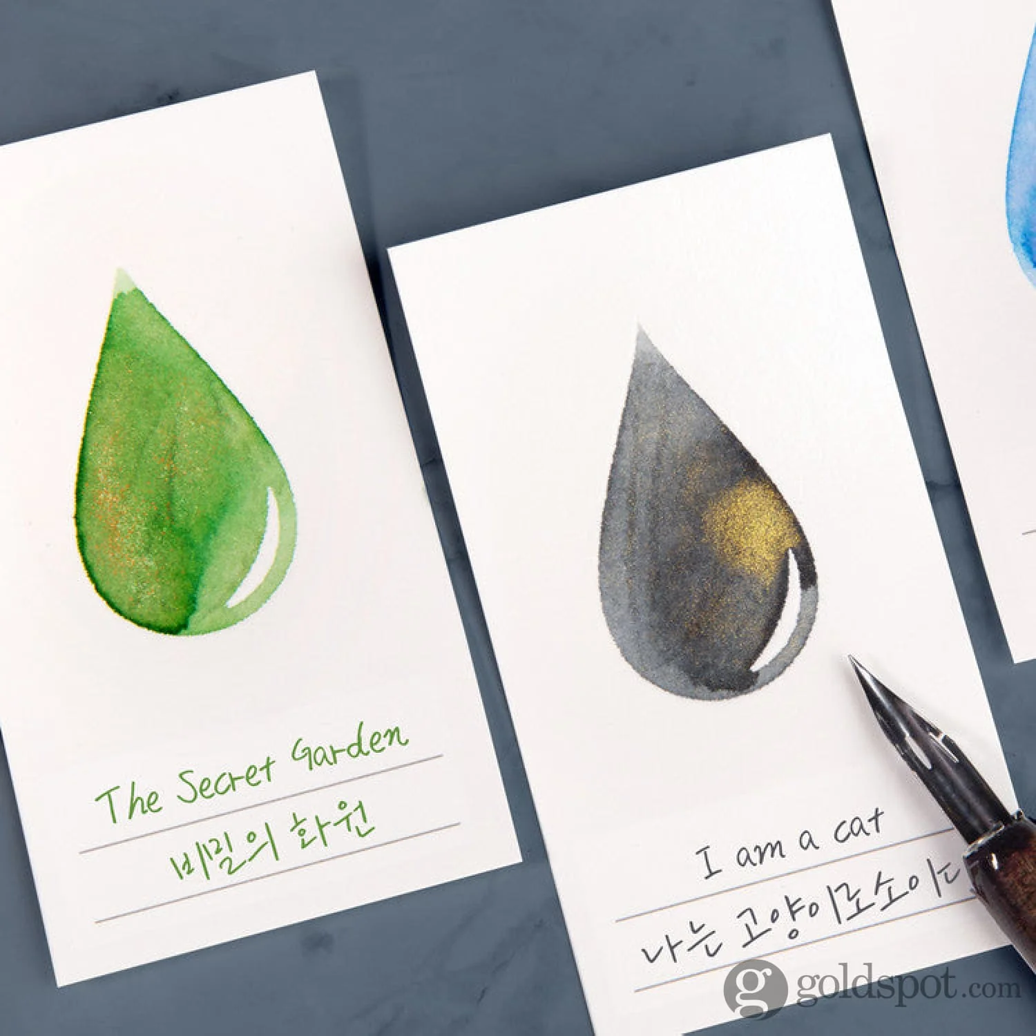 Wearingeul Ink Drop Color Swatch Card