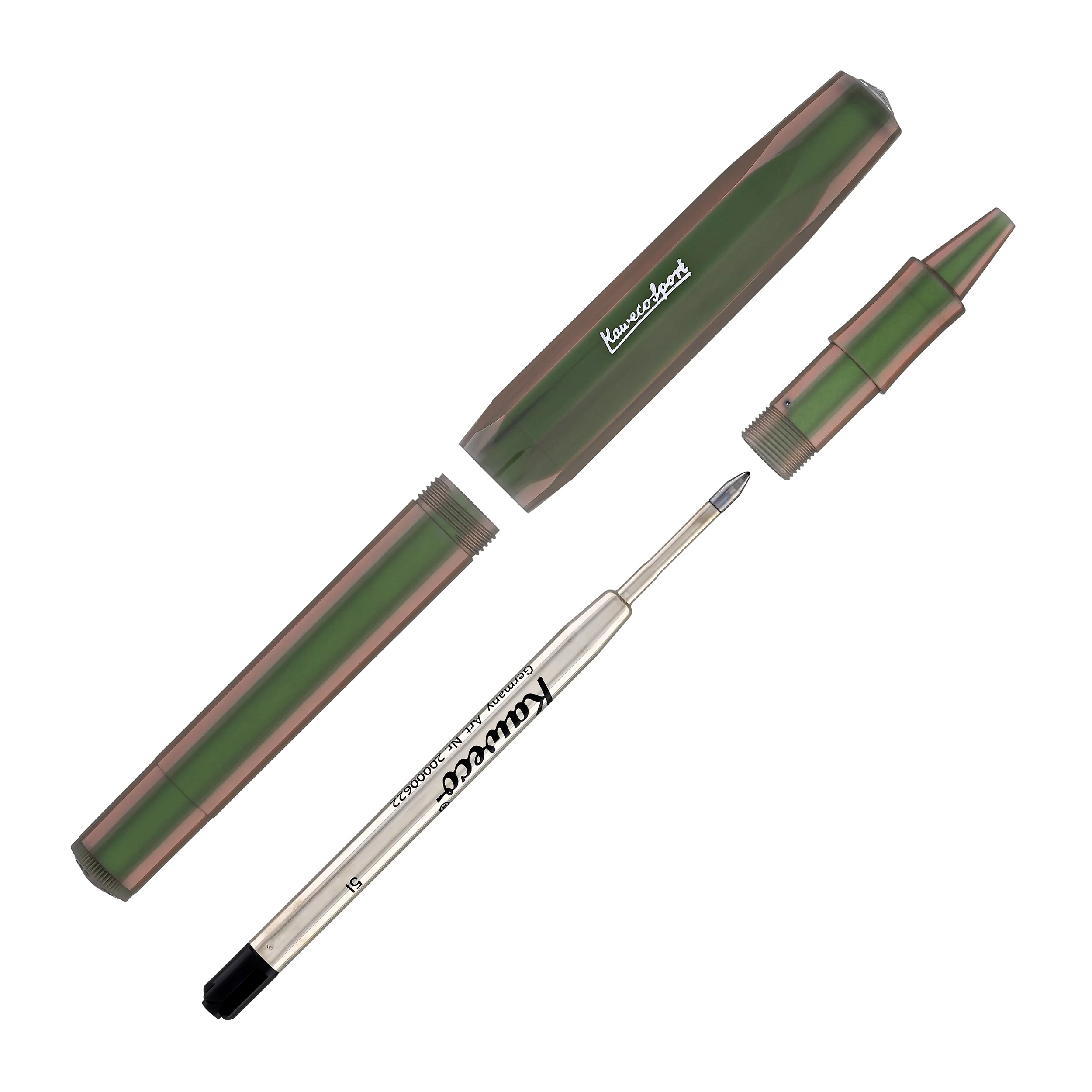 665-kaweco-lunar-sport-rollerball-pen-in-shadow-green-4.webp Kaweco Lunar Sport Rollerball Pen in Shadow Green