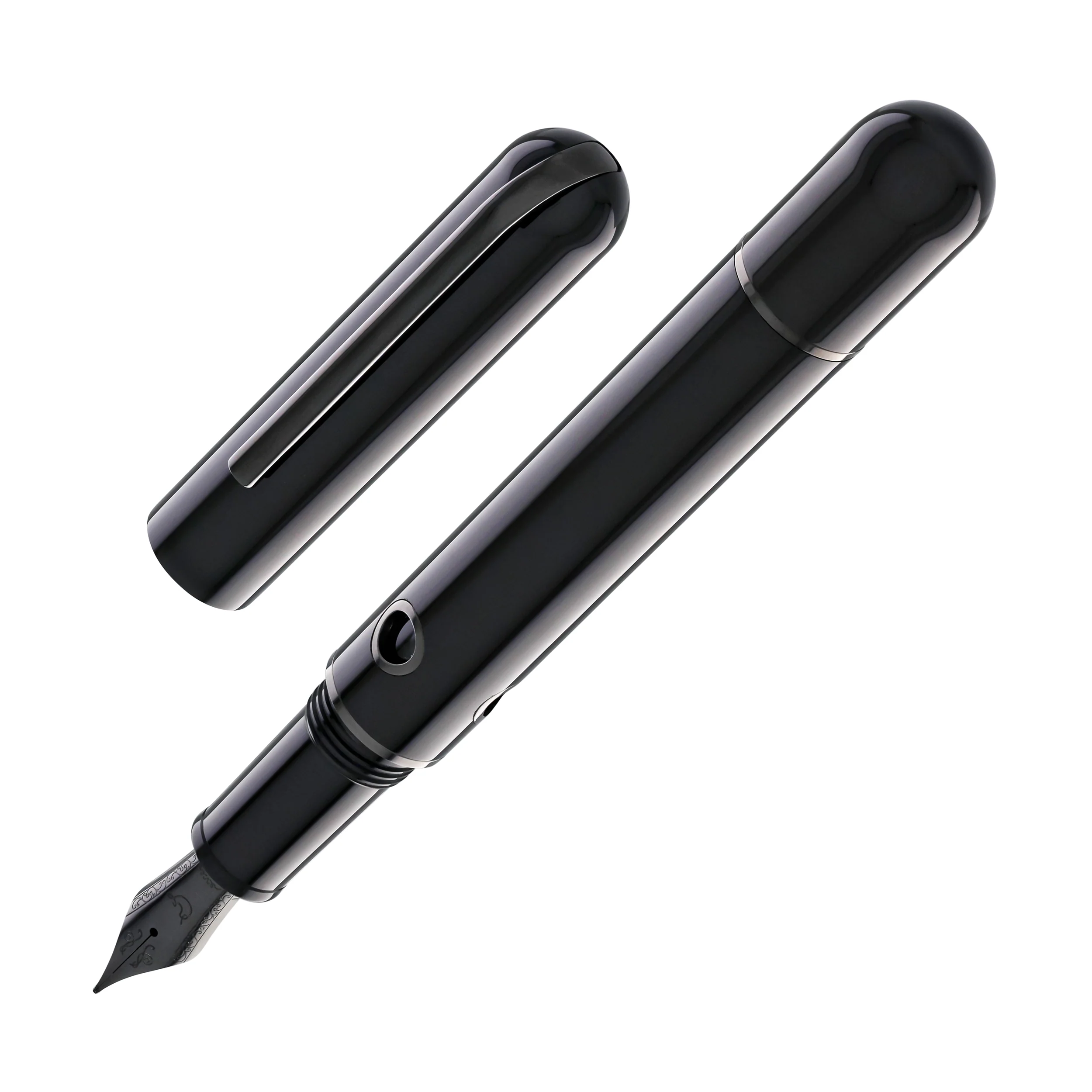 6650-narwhal-nautilus-fountain-pen-in-cephalopod-black-1.webp Narwhal Nautilus Fountain Pen in Cephalopod Black