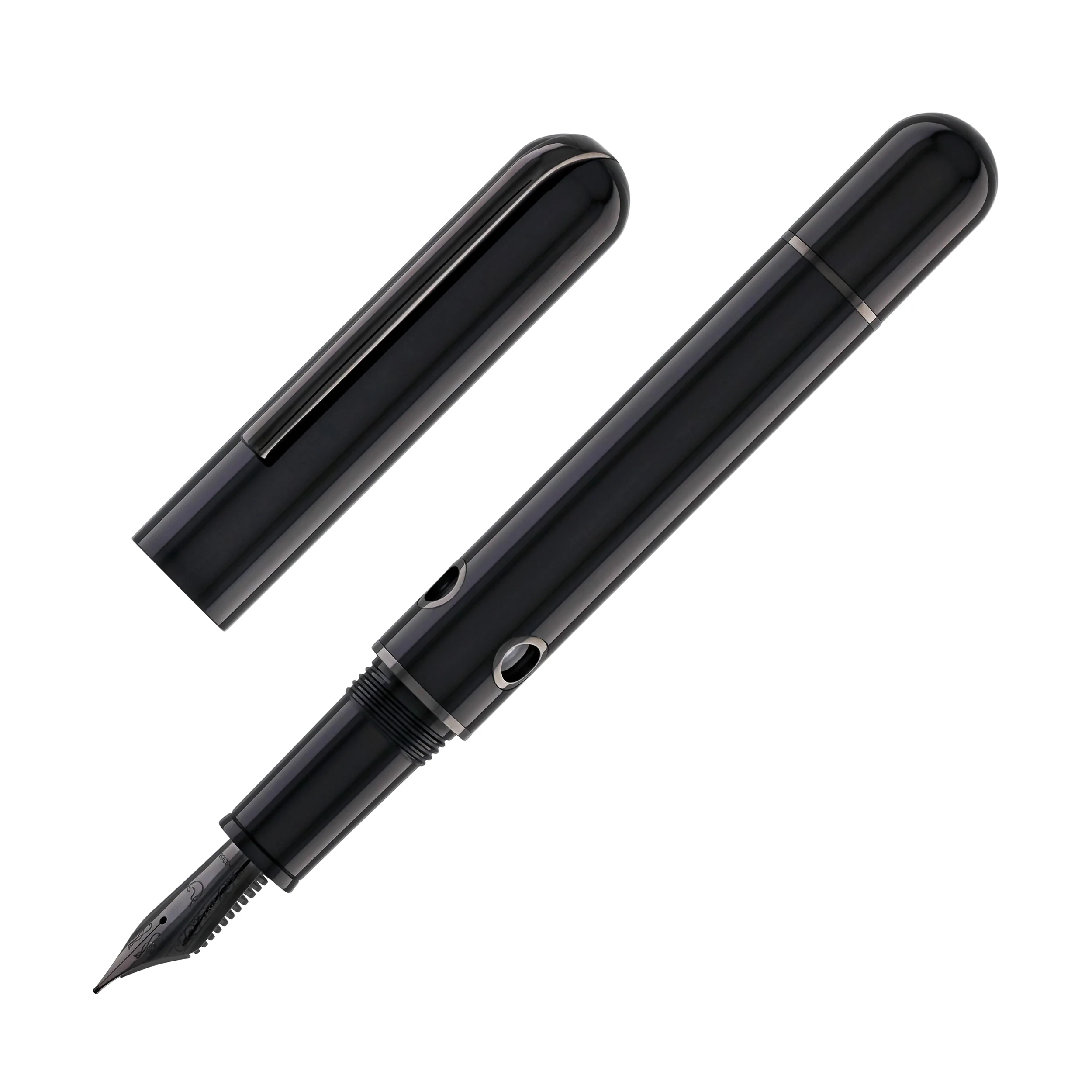 6650-narwhal-nautilus-fountain-pen-in-cephalopod-black-4.webp Narwhal Nautilus Fountain Pen in Cephalopod Black