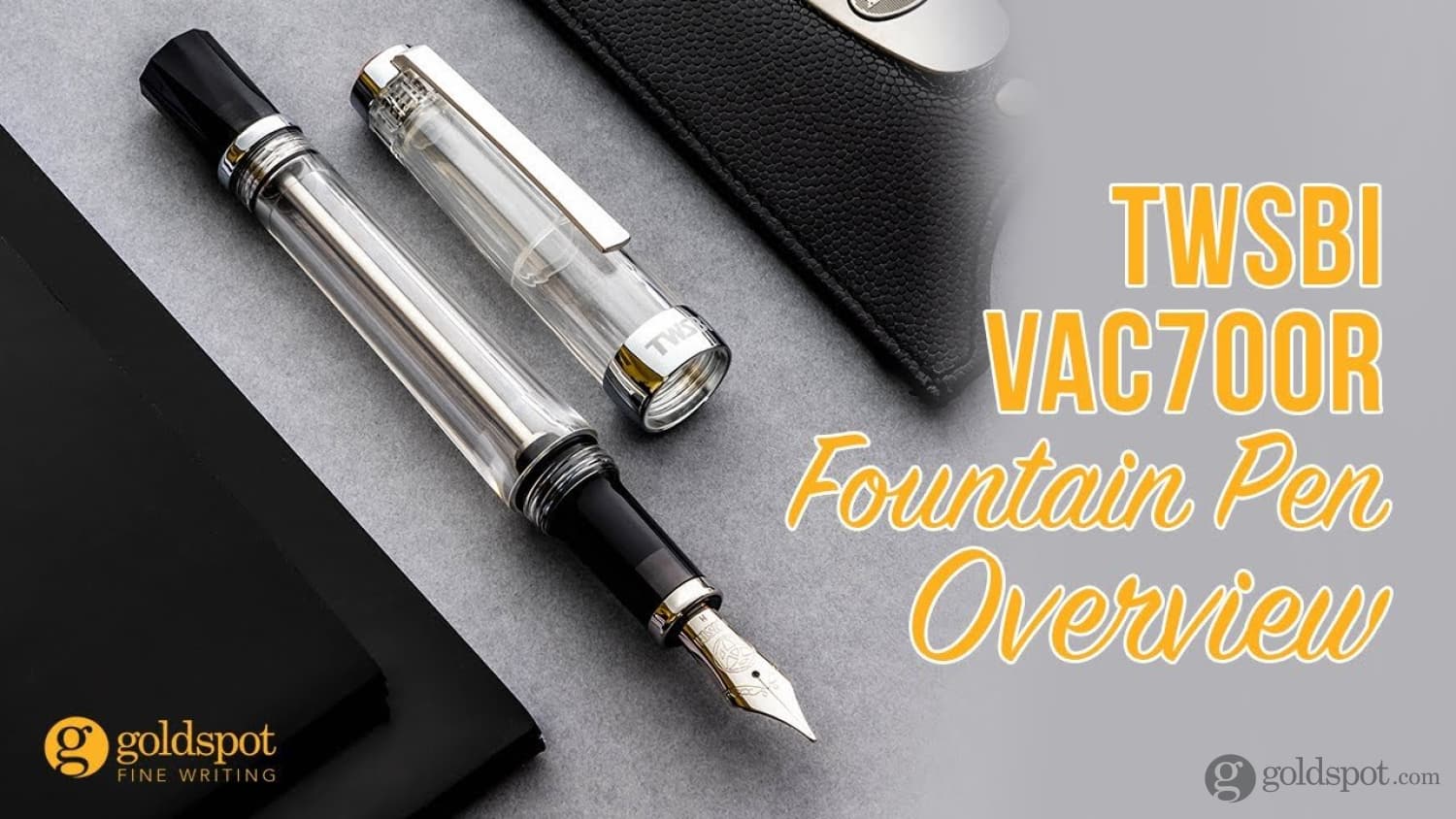 TWSBI Vac700R Fountain Pen in Clear Demonstrator