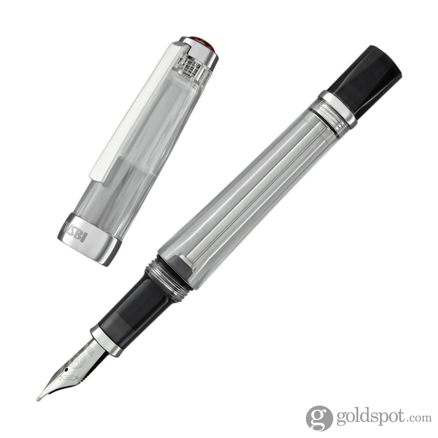 TWSBI Vac700R Fountain Pen in Clear Demonstrator